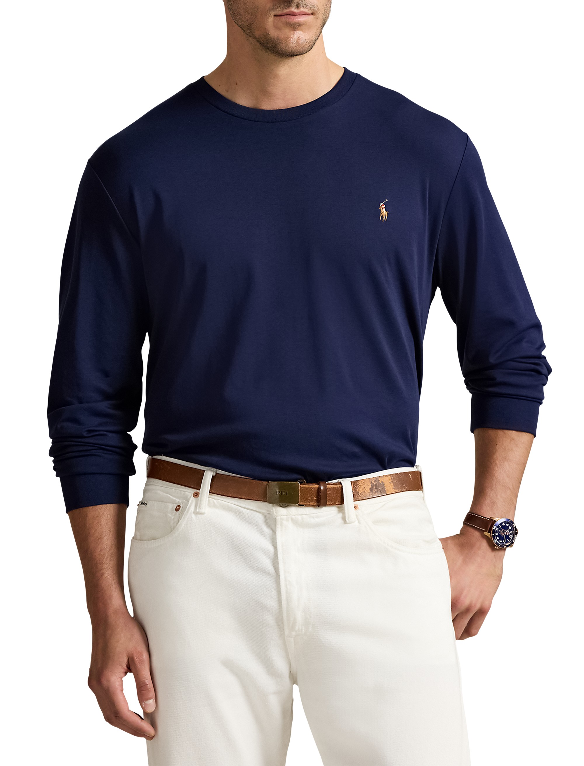 Soft Cotton Long-Sleeve Tee - thumbnail 10