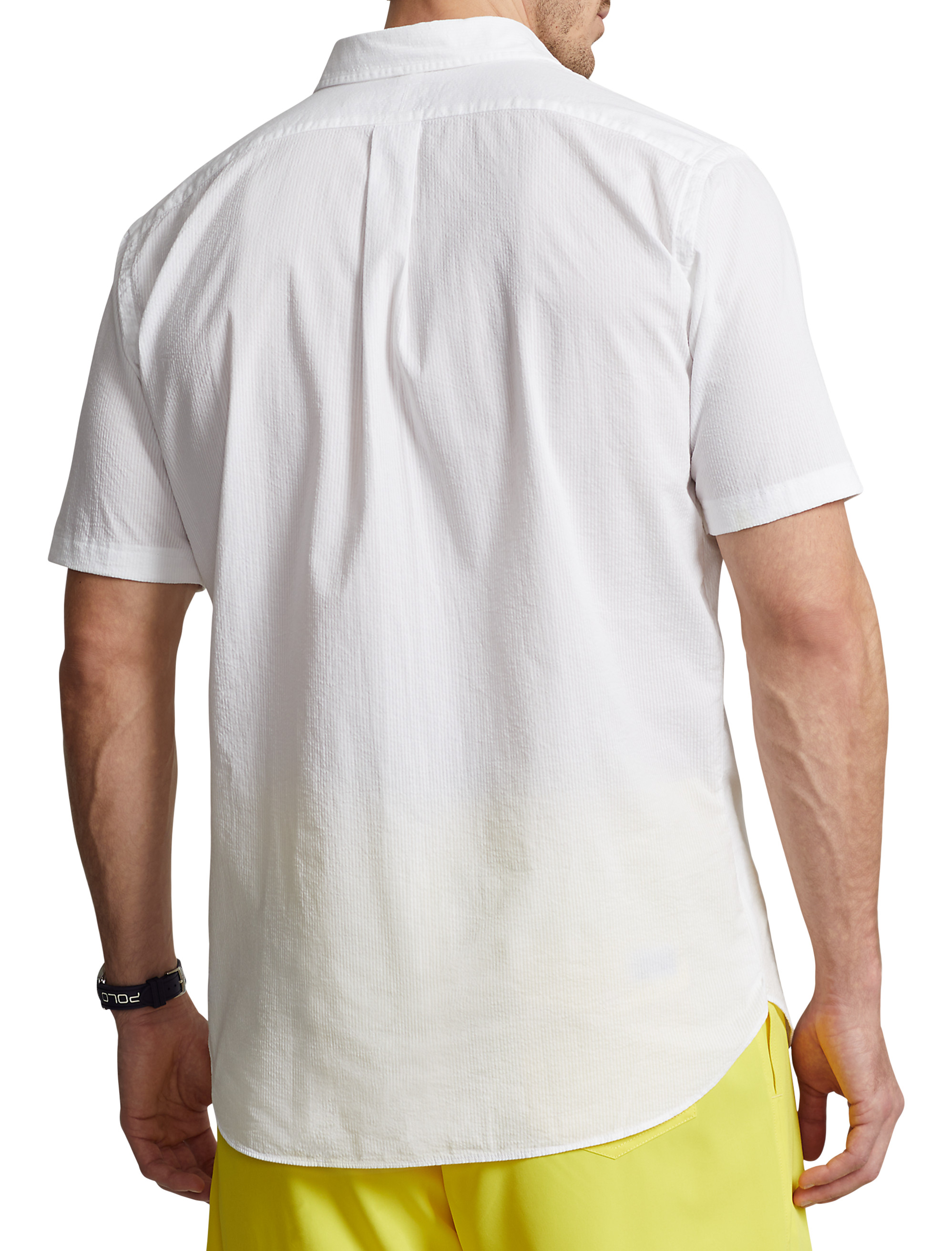 Big + Tall | Polo Ralph Lauren Solid Seersucker Sport Shirt | DXL