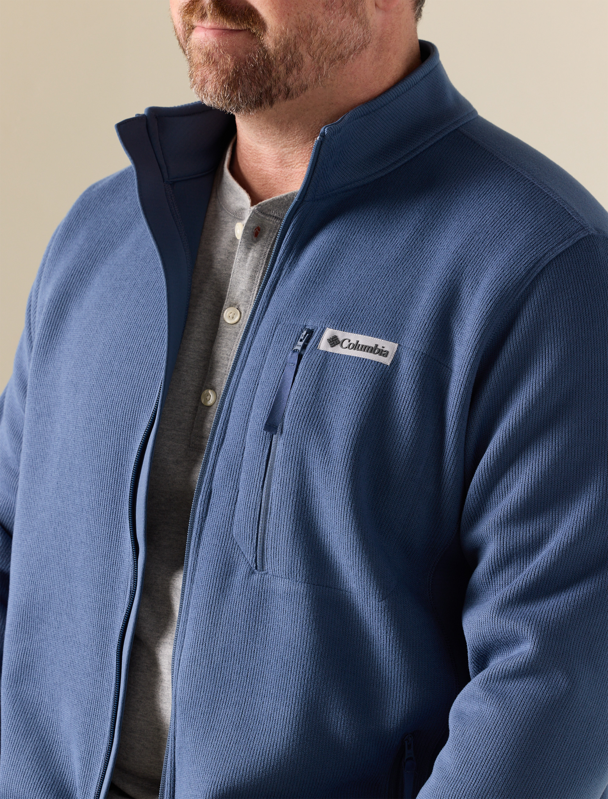 Big + Tall | Columbia Sweater Weather Full-Zip Fleece Jacket | DXL