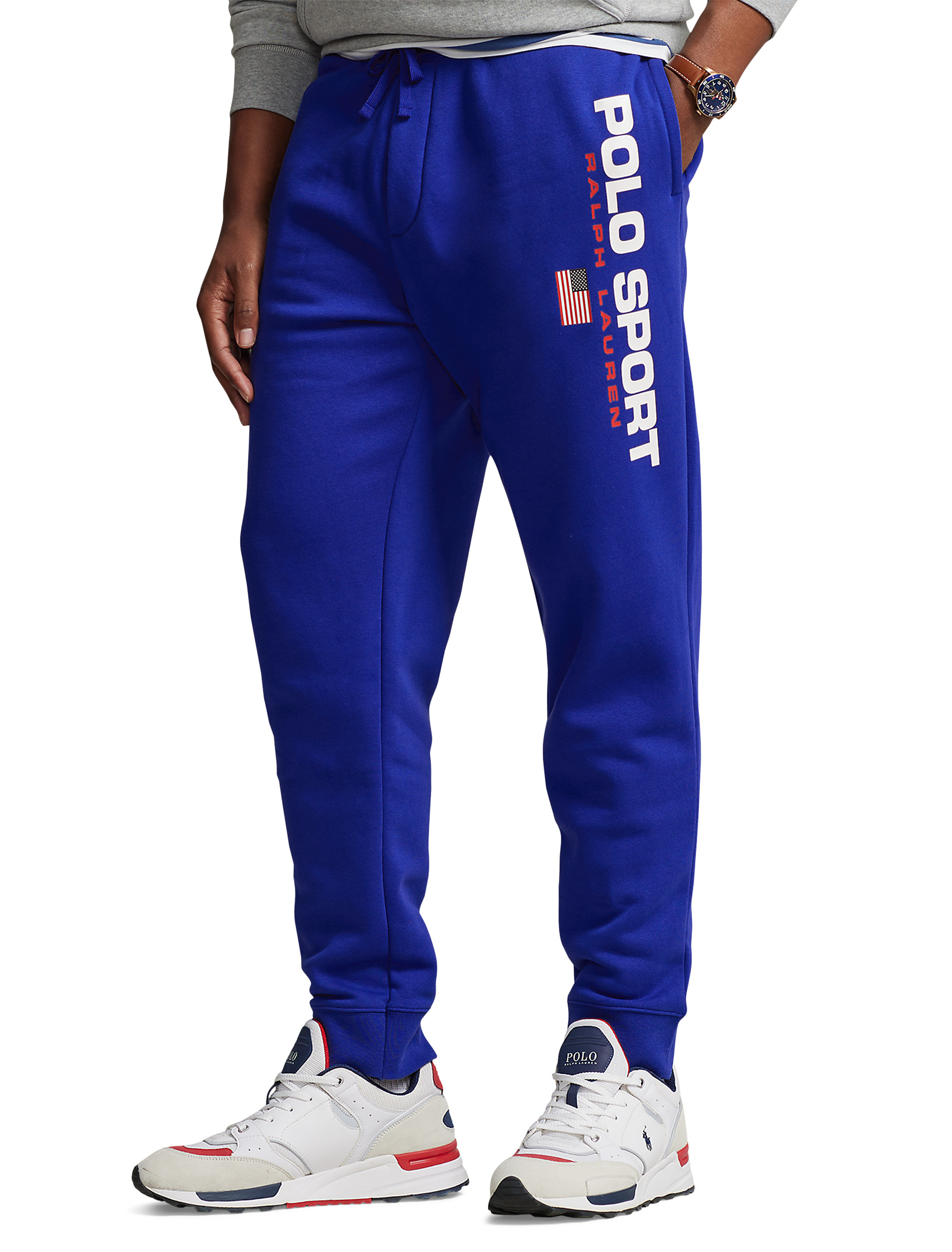 Shop Polo Ralph Lauren Logo Fleece Sweatpants