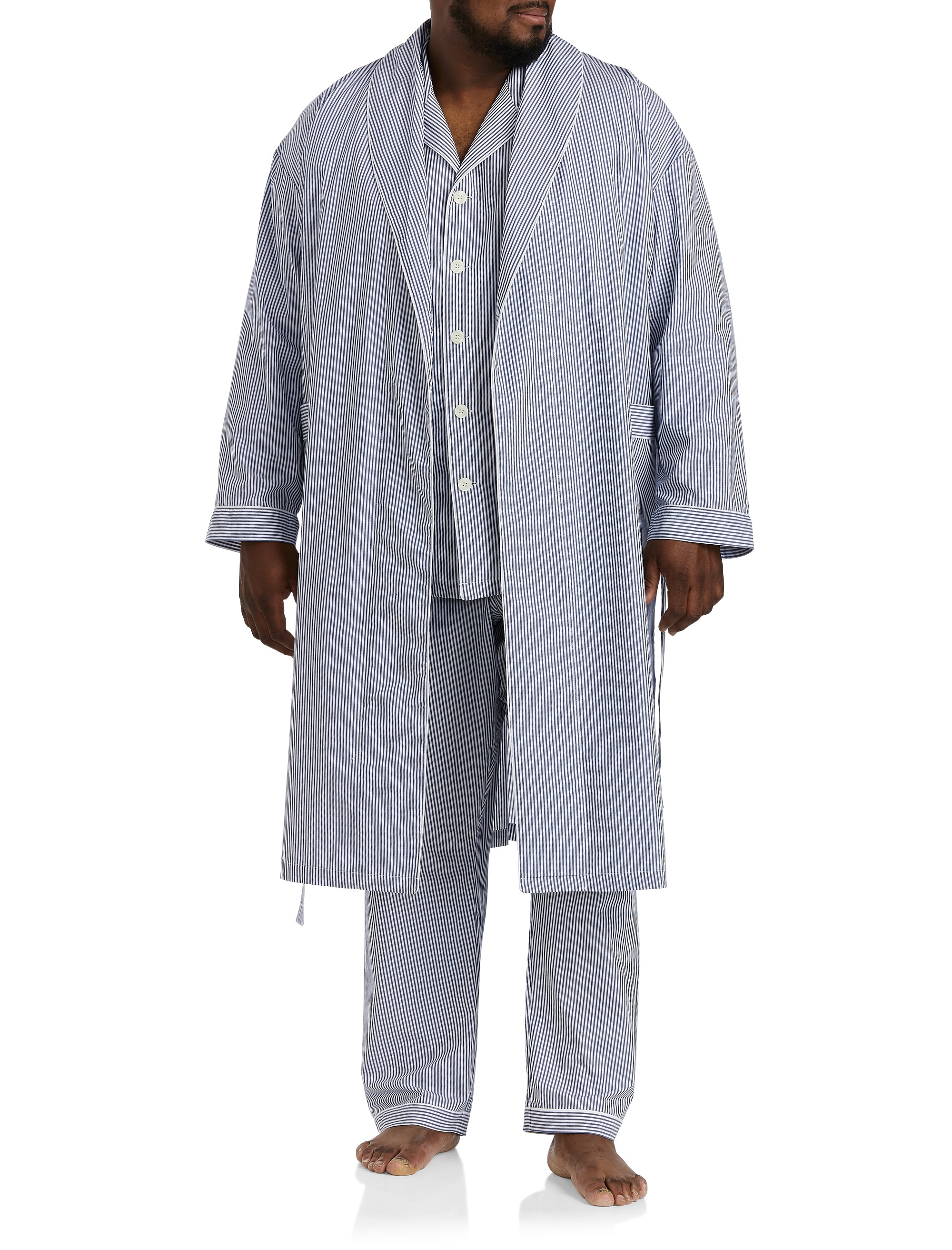Bengal Stripe Robe - thumbnail 4