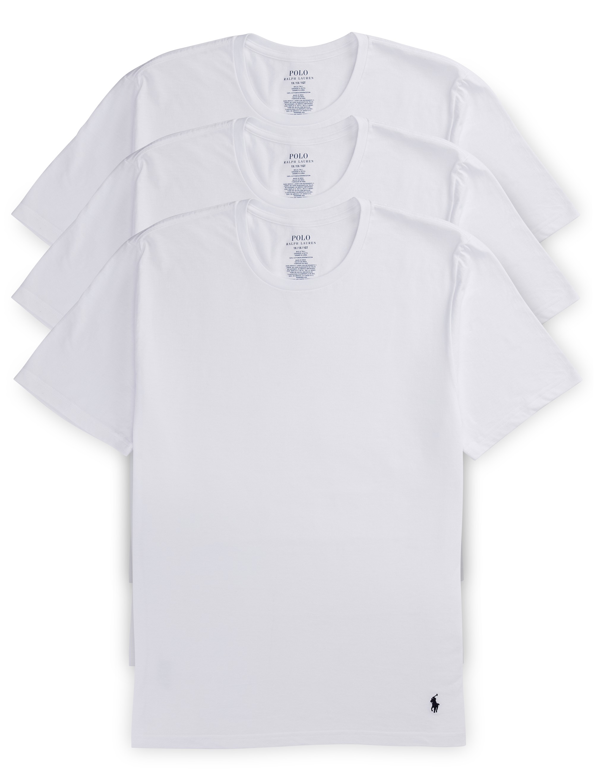 3-pk Crewneck Undershirts - thumbnail 4