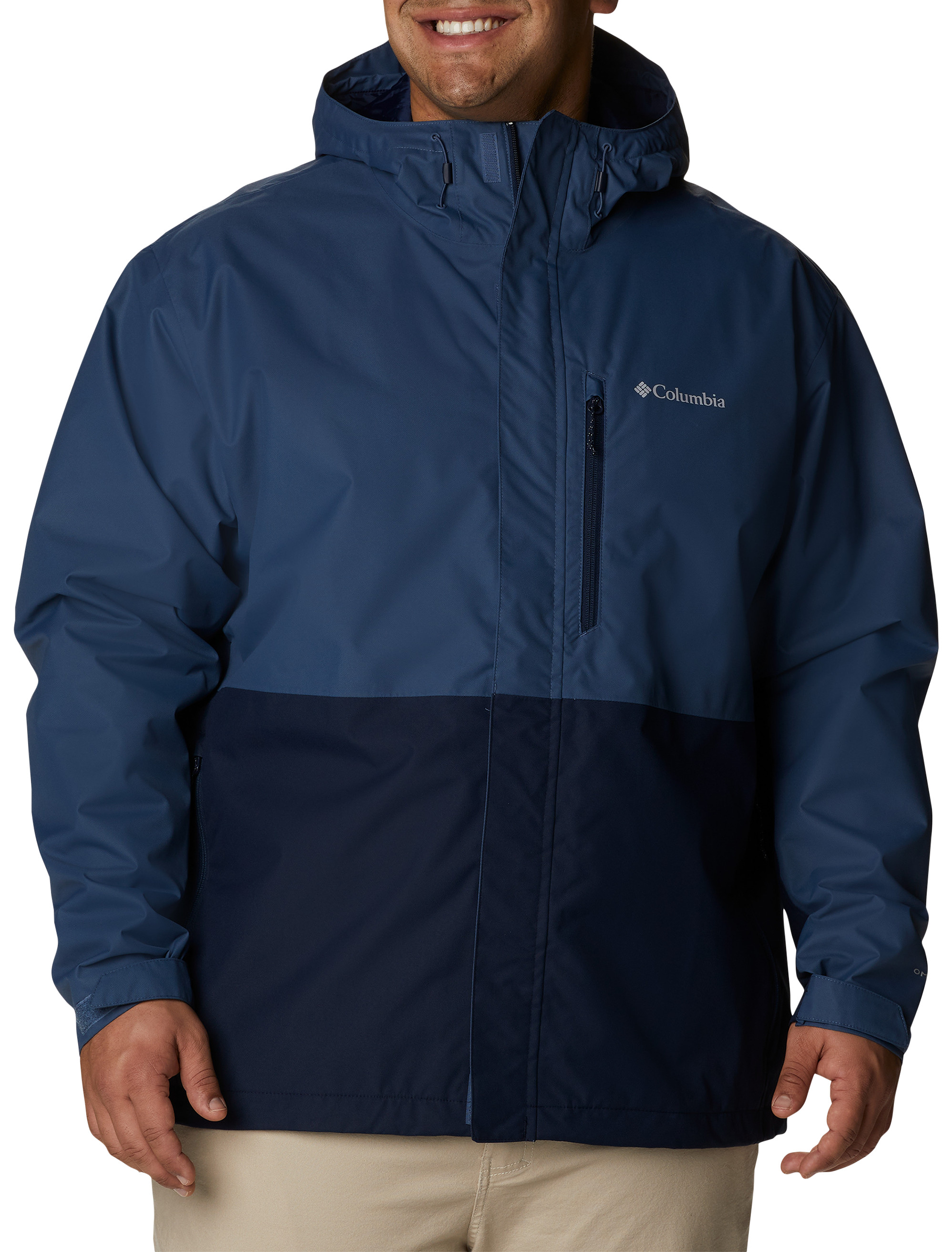 Nautica Men's Hooded Parka Jacket, Water and Wind Resistant, True