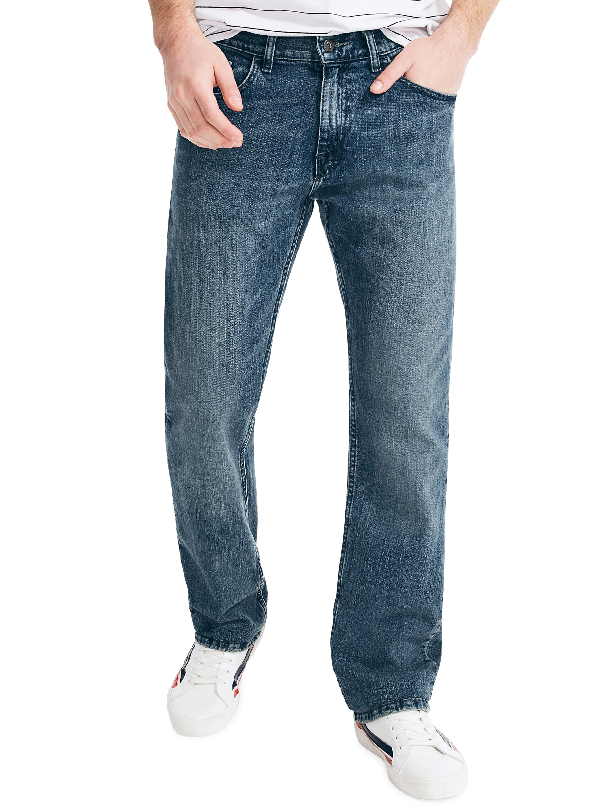 Nautica Men's Original Relaxed-Fit Stretch Denim 5-Pocket Jeans