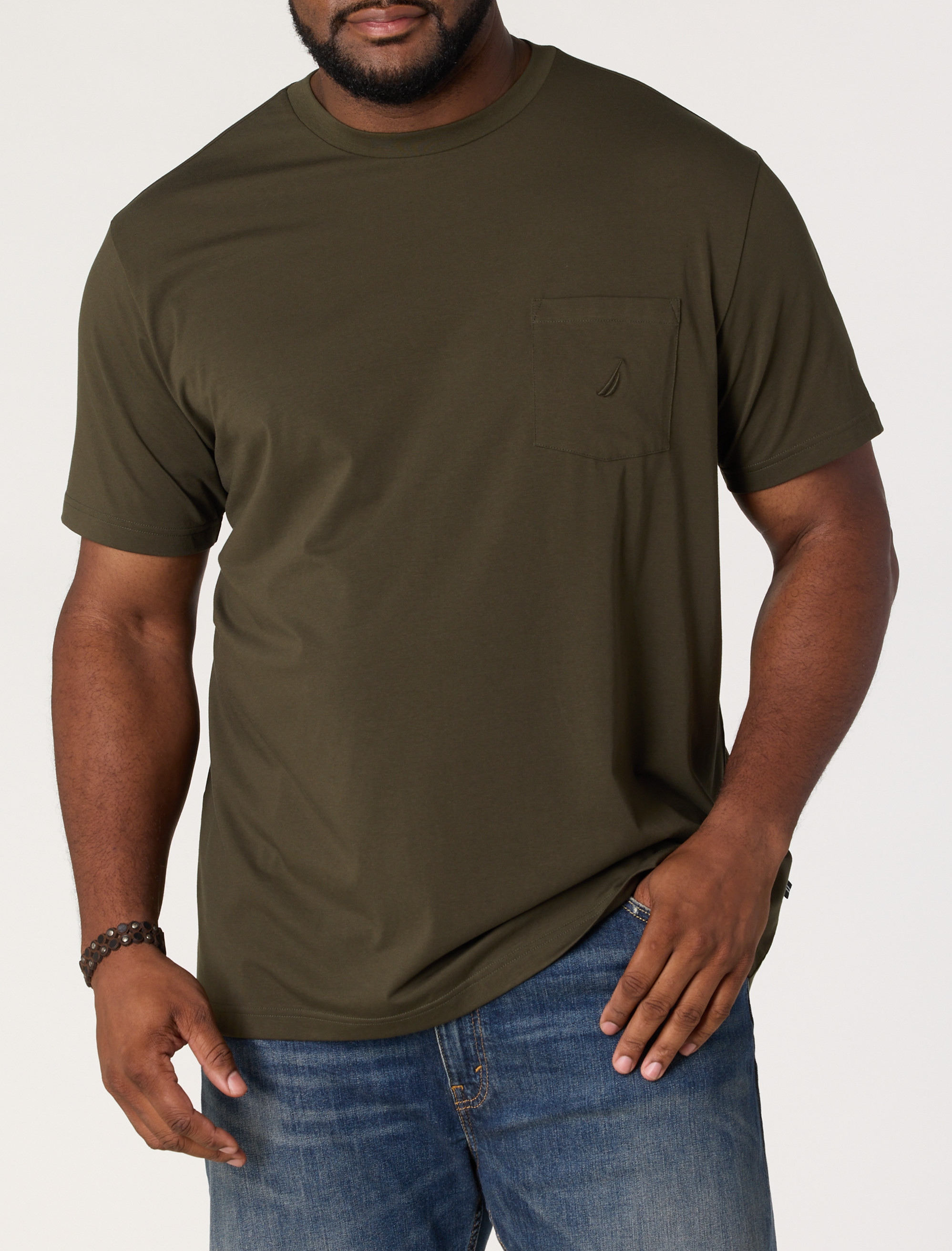 Big & Tall Men's Pocket Tee - Forest Night - Size 3XL