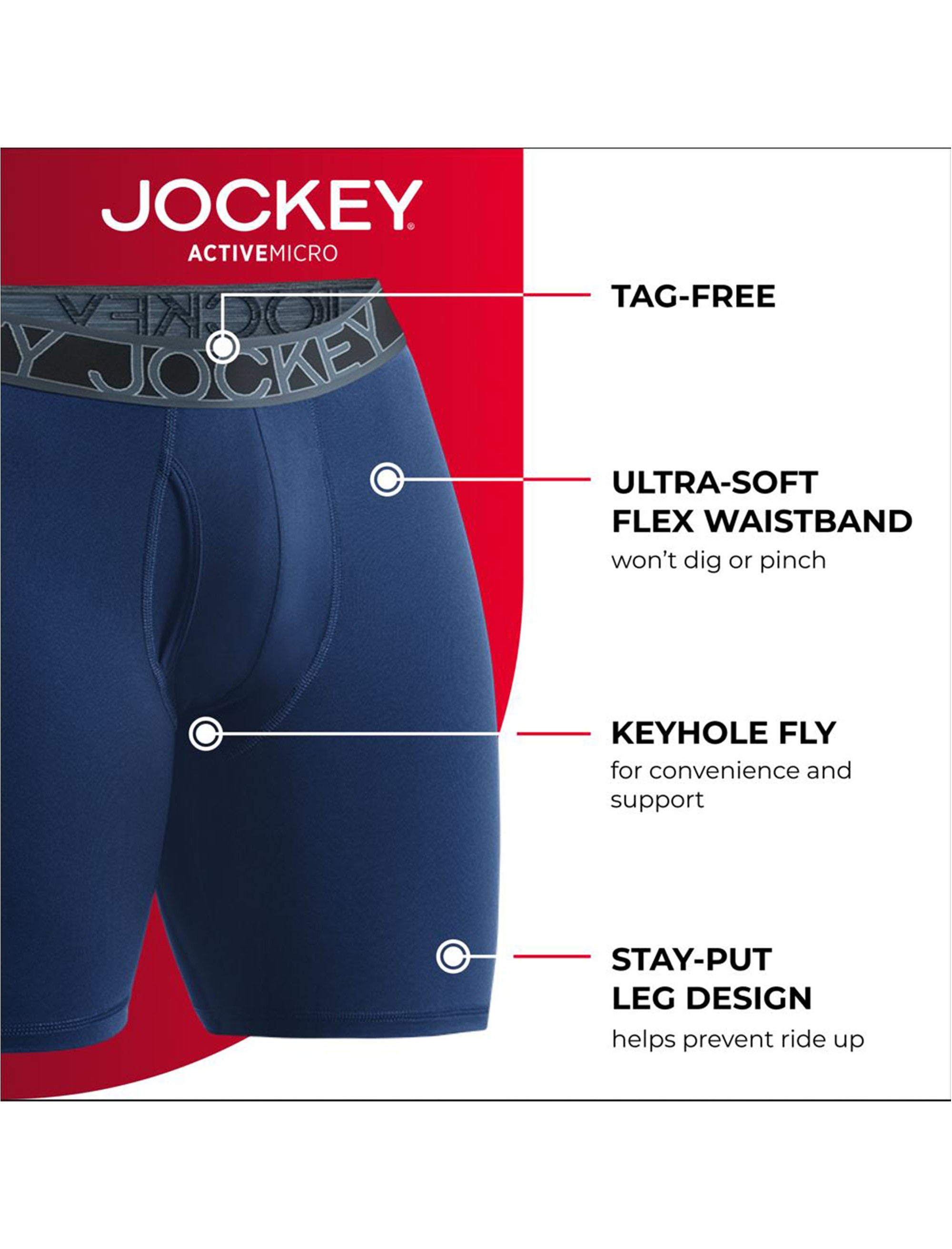 2-Pk ActiveMicro Boxer Briefs - thumbnail 2
