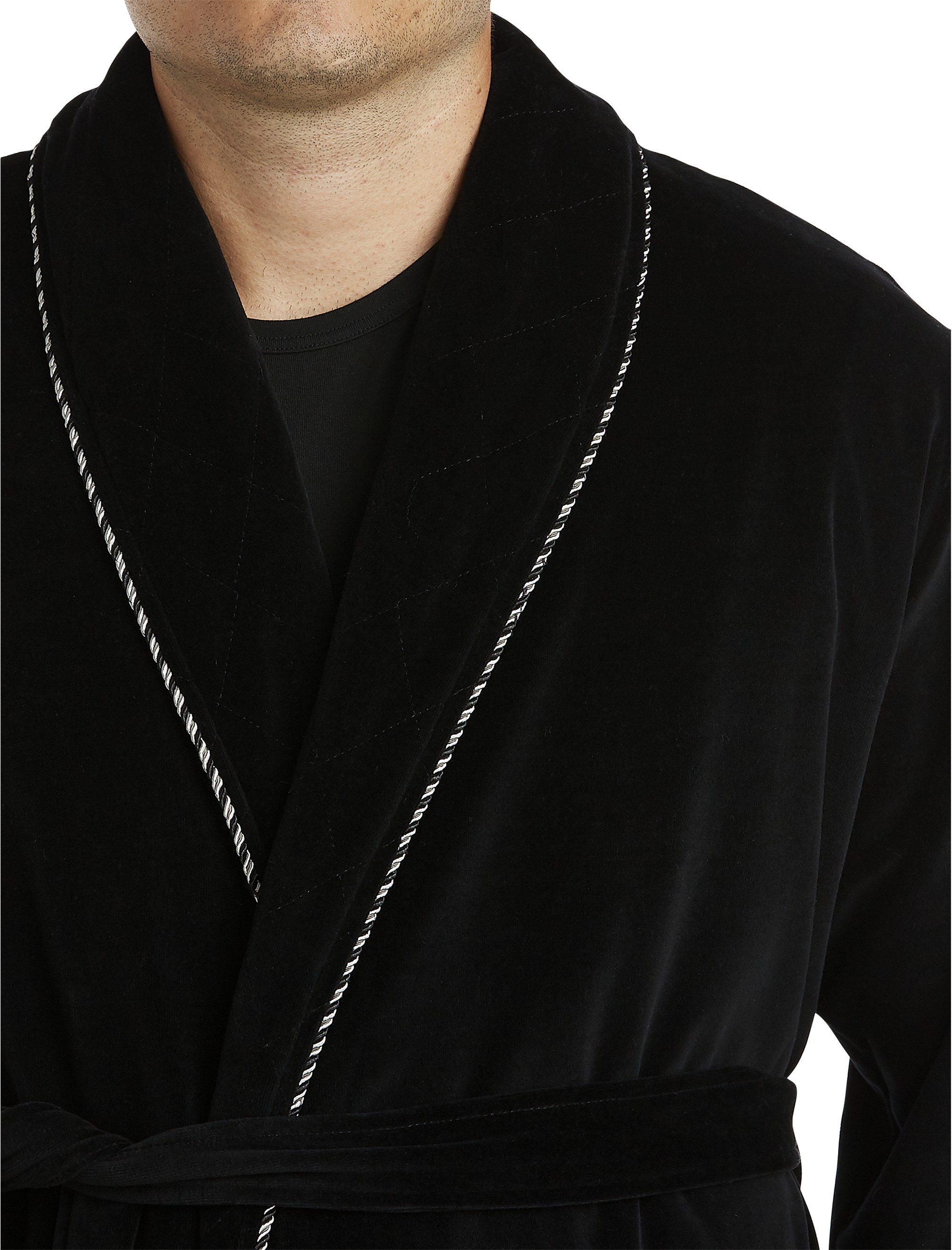 Velour Smoking Jacket - thumbnail 2