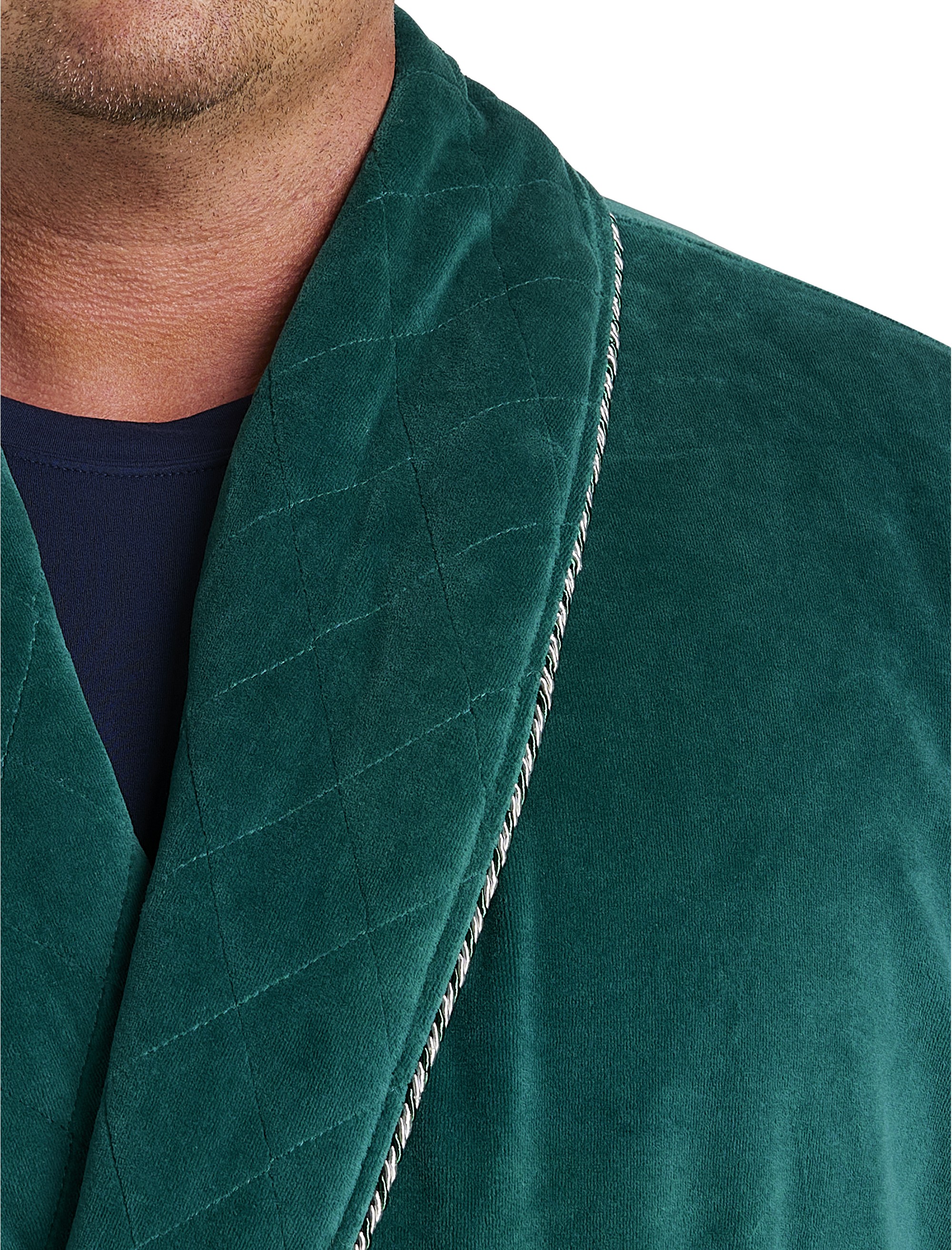 Velour Smoking Jacket - thumbnail 4