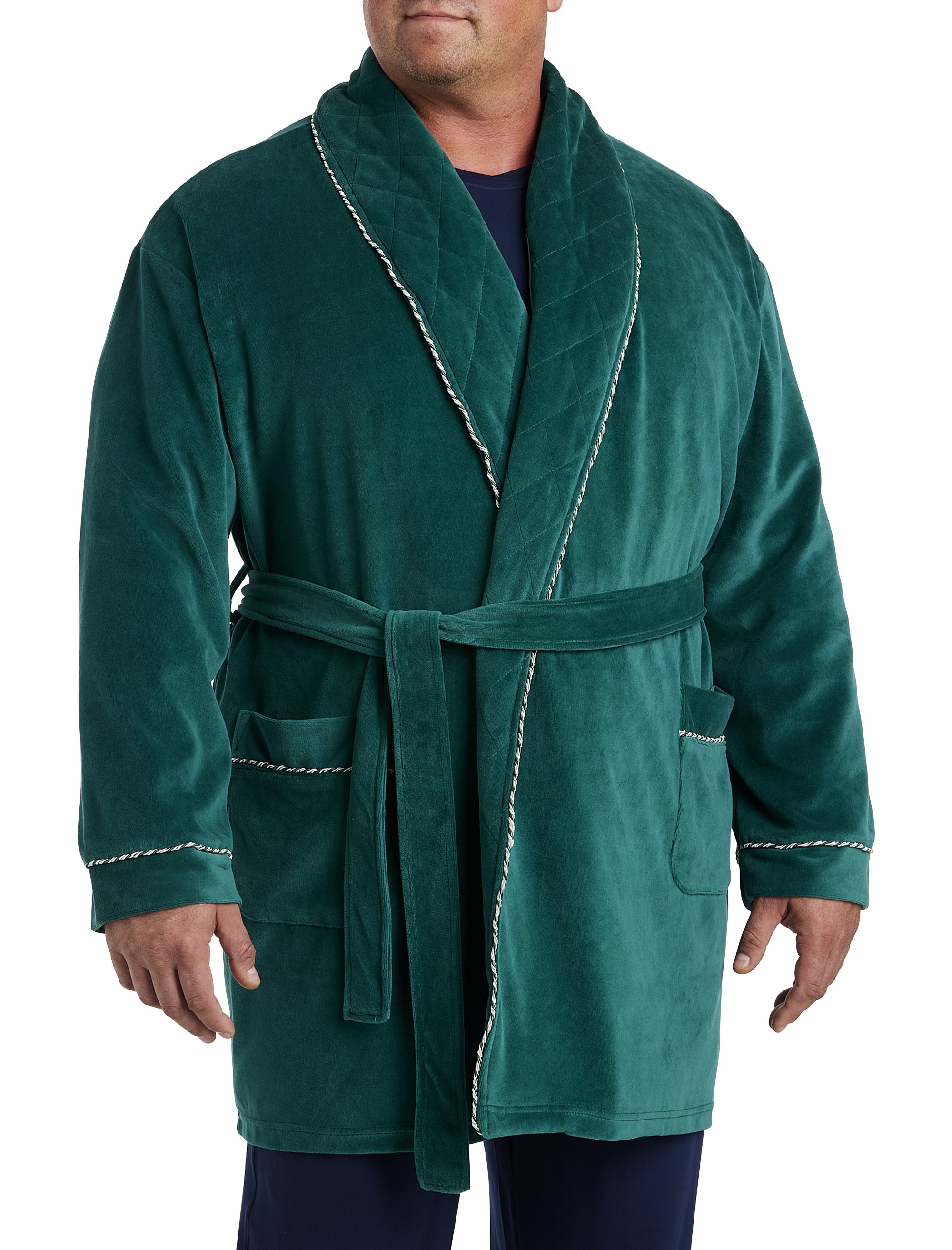 Velour Smoking Jacket - thumbnail 3