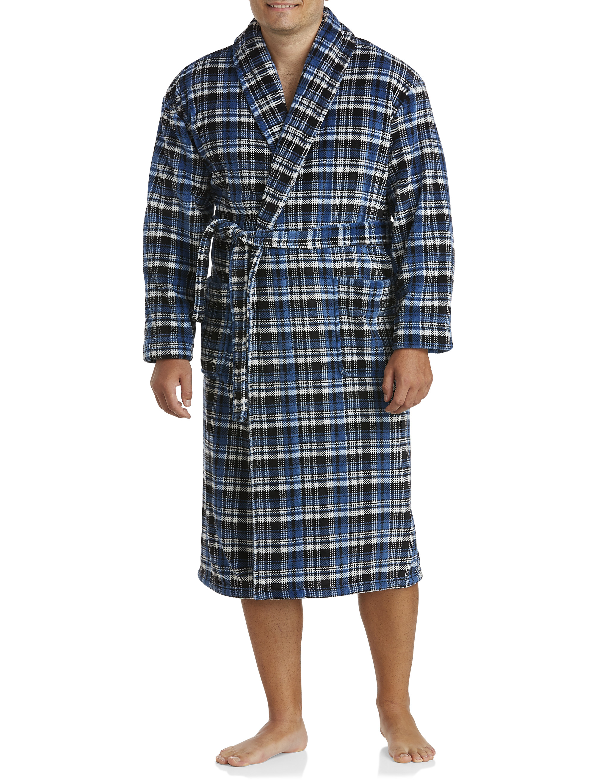 Plaid Plush Robe