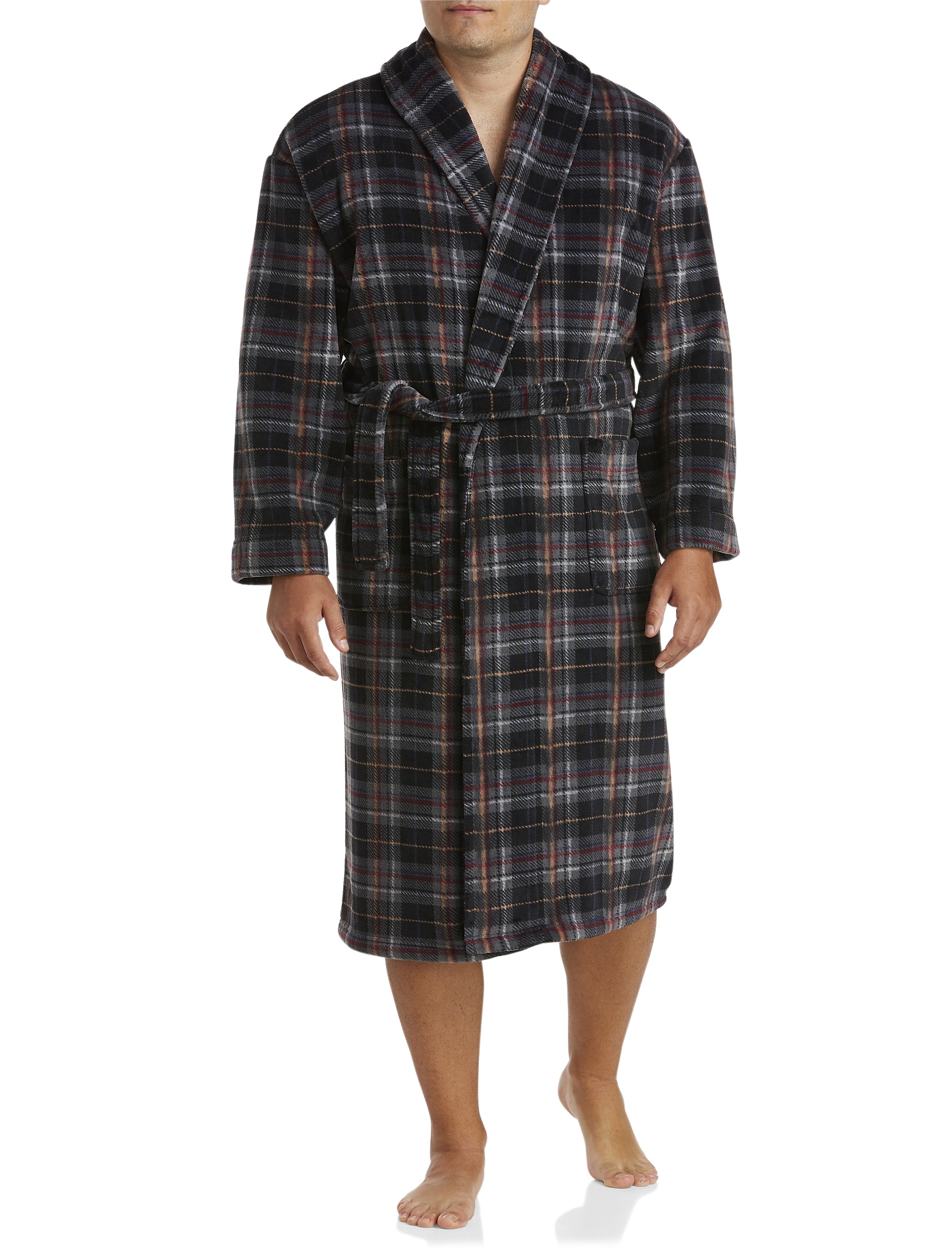 Plaid Plush Robe