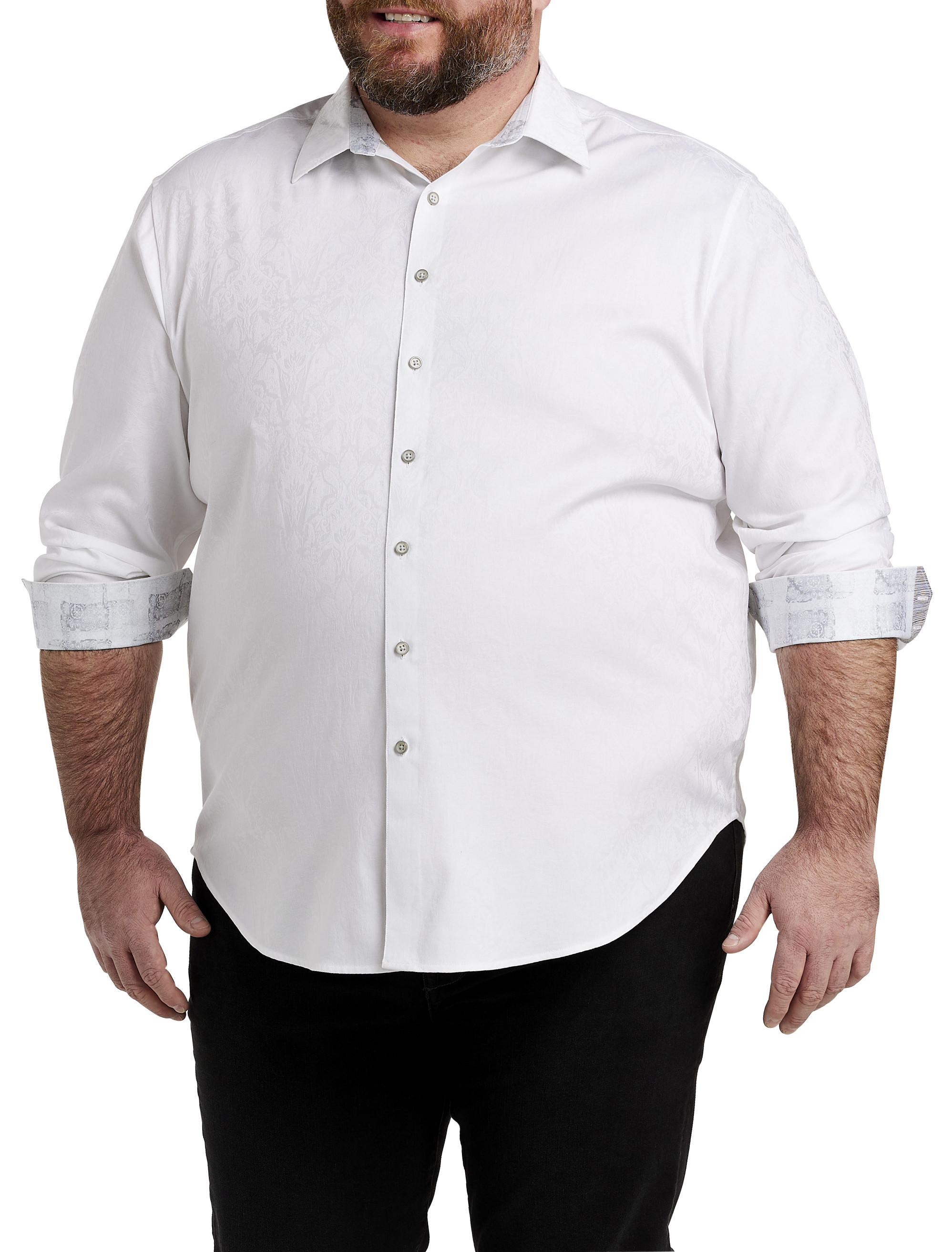 dxl white dress shirt Long Sleeve White Oxford Shirts