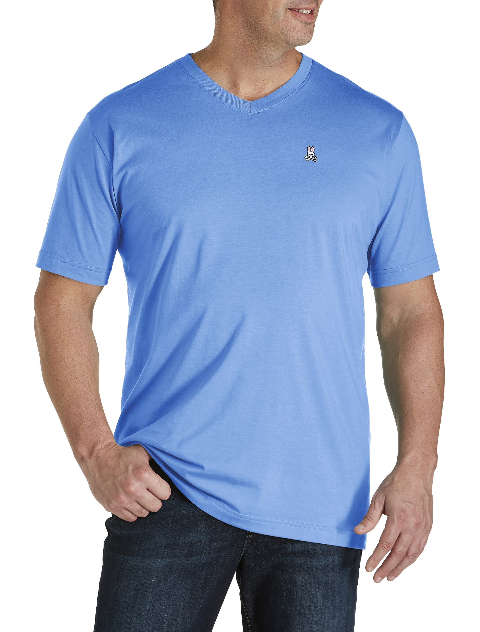 Big and tall outlet v neck t shirts