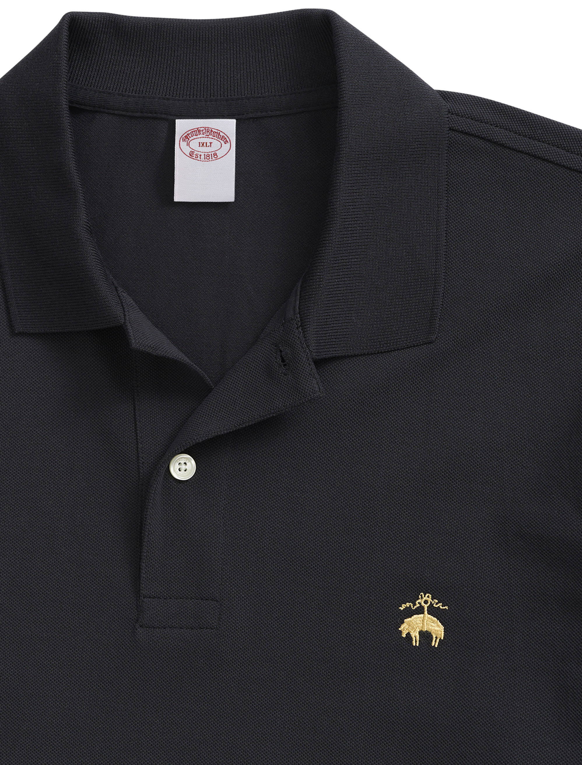 Long-Sleeve Piqué Polo Shirt