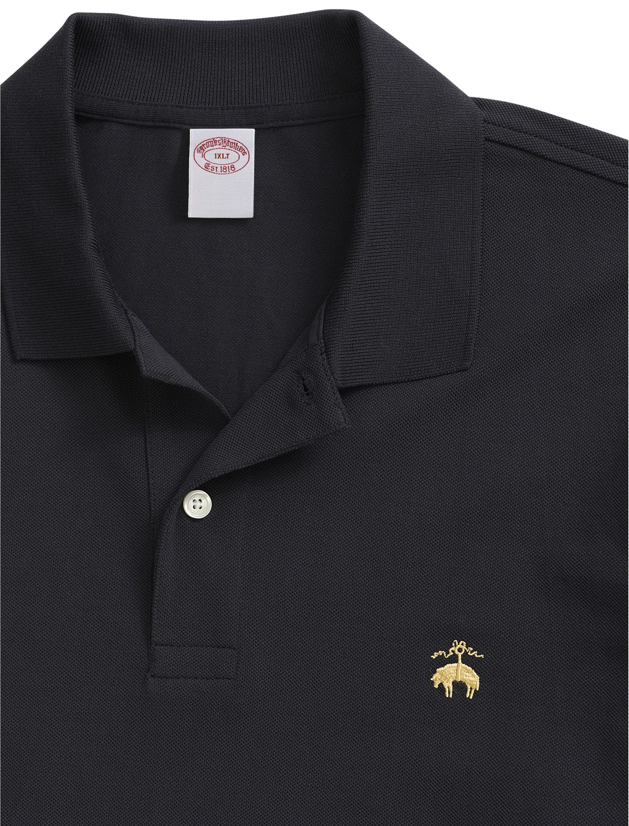 Long-Sleeve Piqué Polo Shirt - thumbnail 2