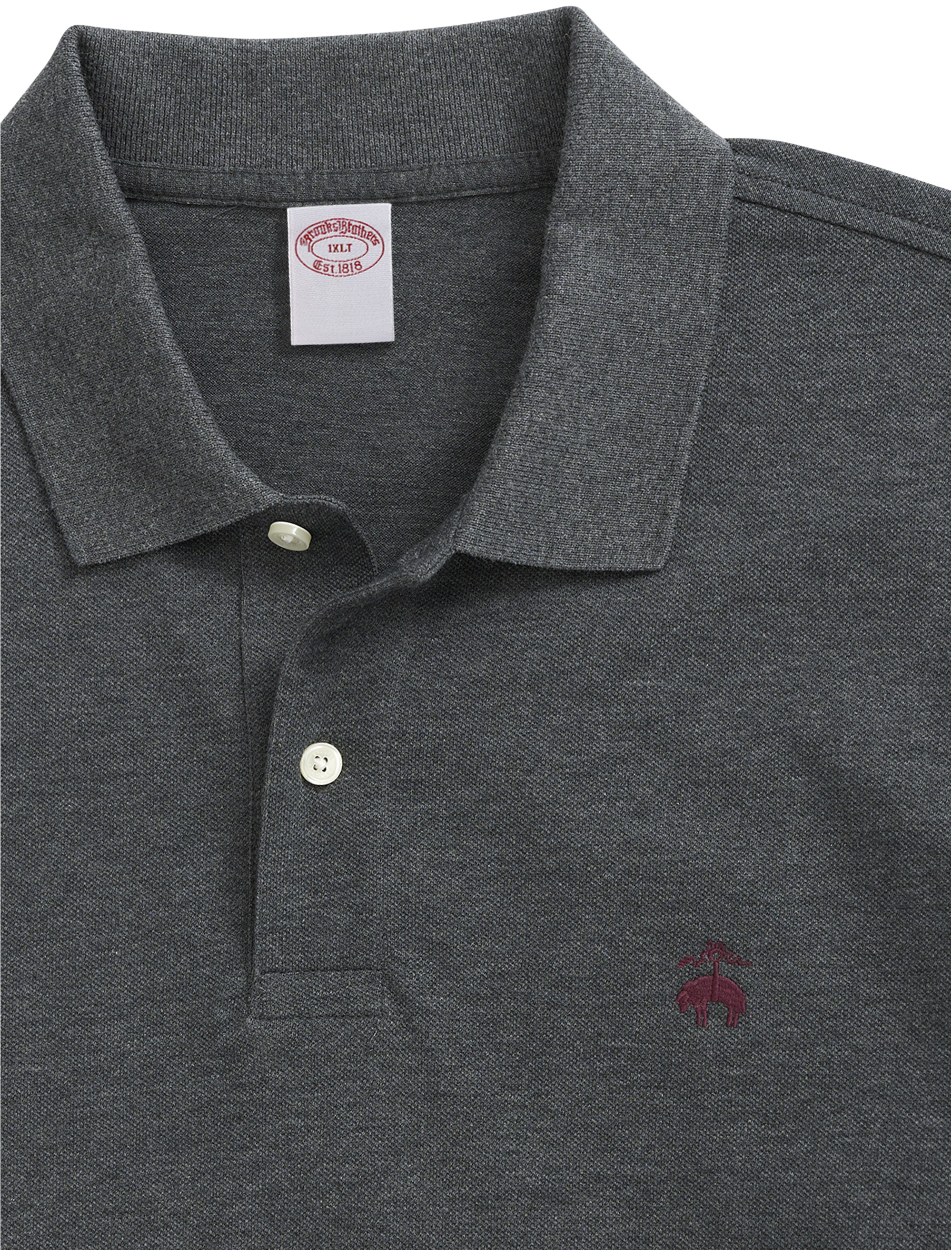 Long-Sleeve Piqué Polo Shirt - thumbnail 4