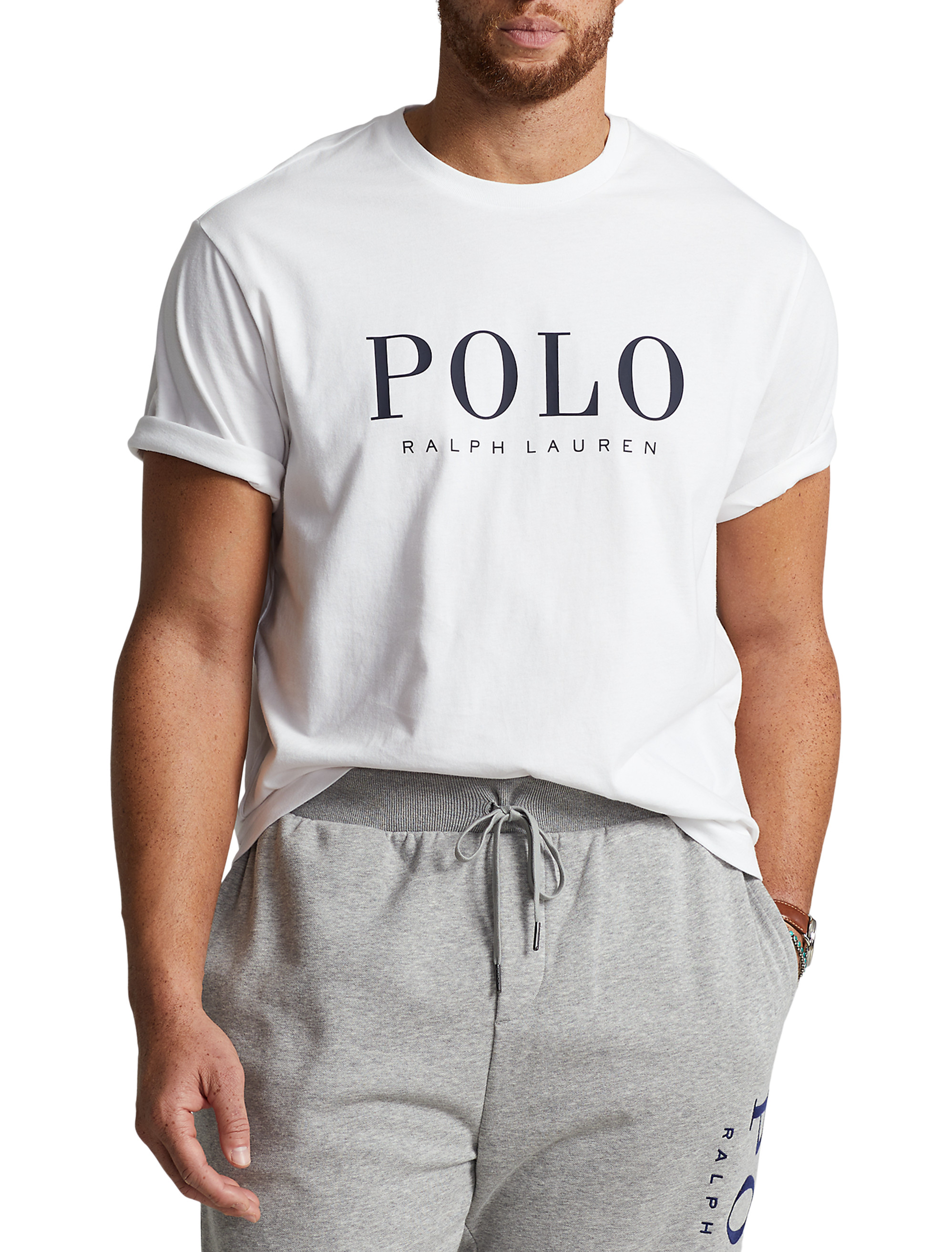 Ralph Lauren Logo Polo T-Shirt - Grey