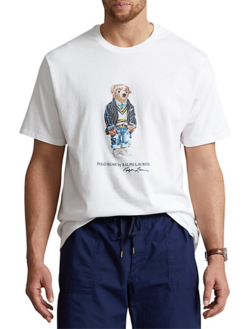 Big + Tall | Polo Ralph Lauren Preppy Polo Bear T-Shirt | DXL