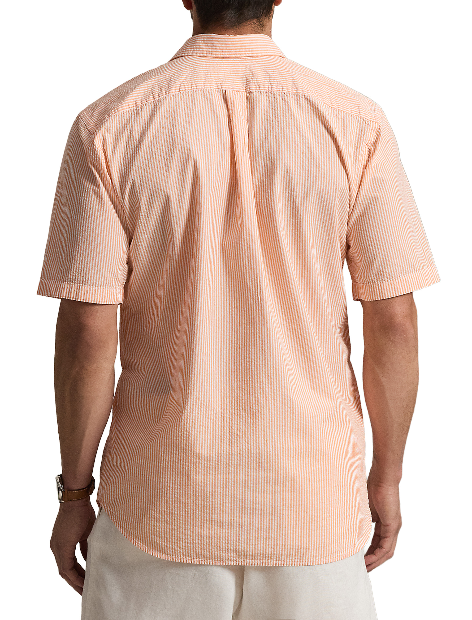 Seersucker Stripe Sport Shirt