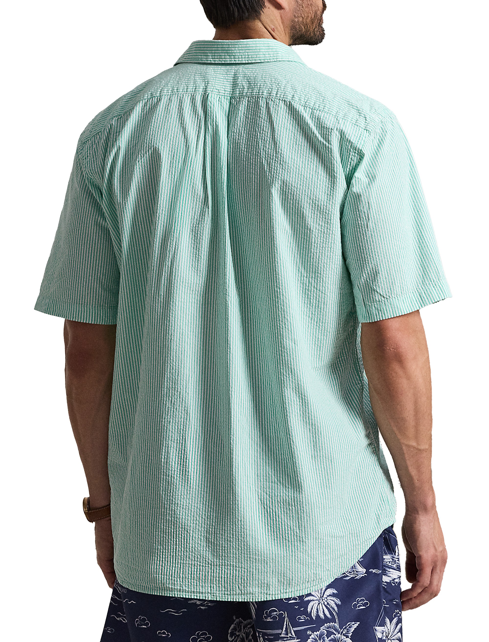 Seersucker Stripe Sport Shirt - thumbnail 6