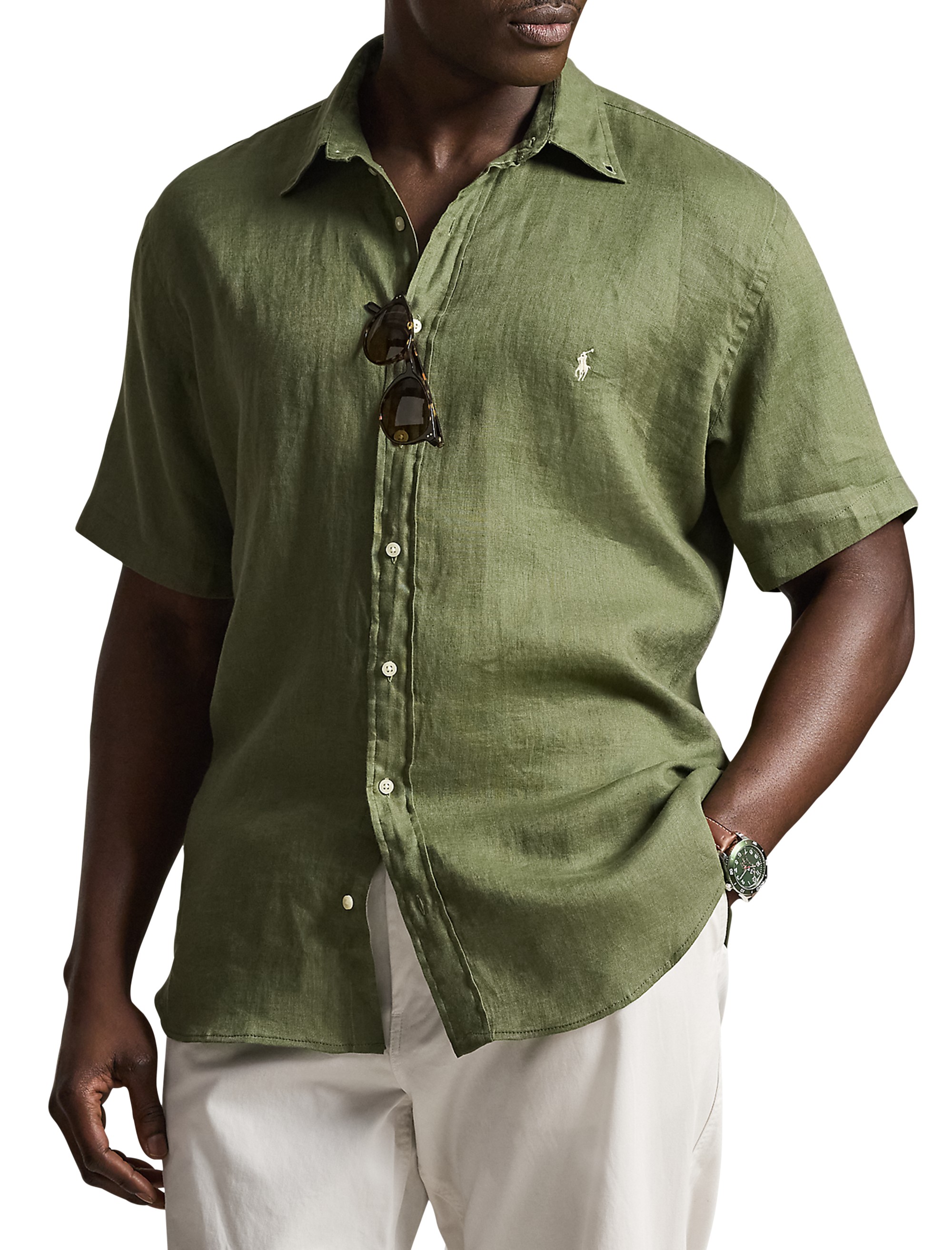 Lightweight Linen Sport Shirt - thumbnail 3