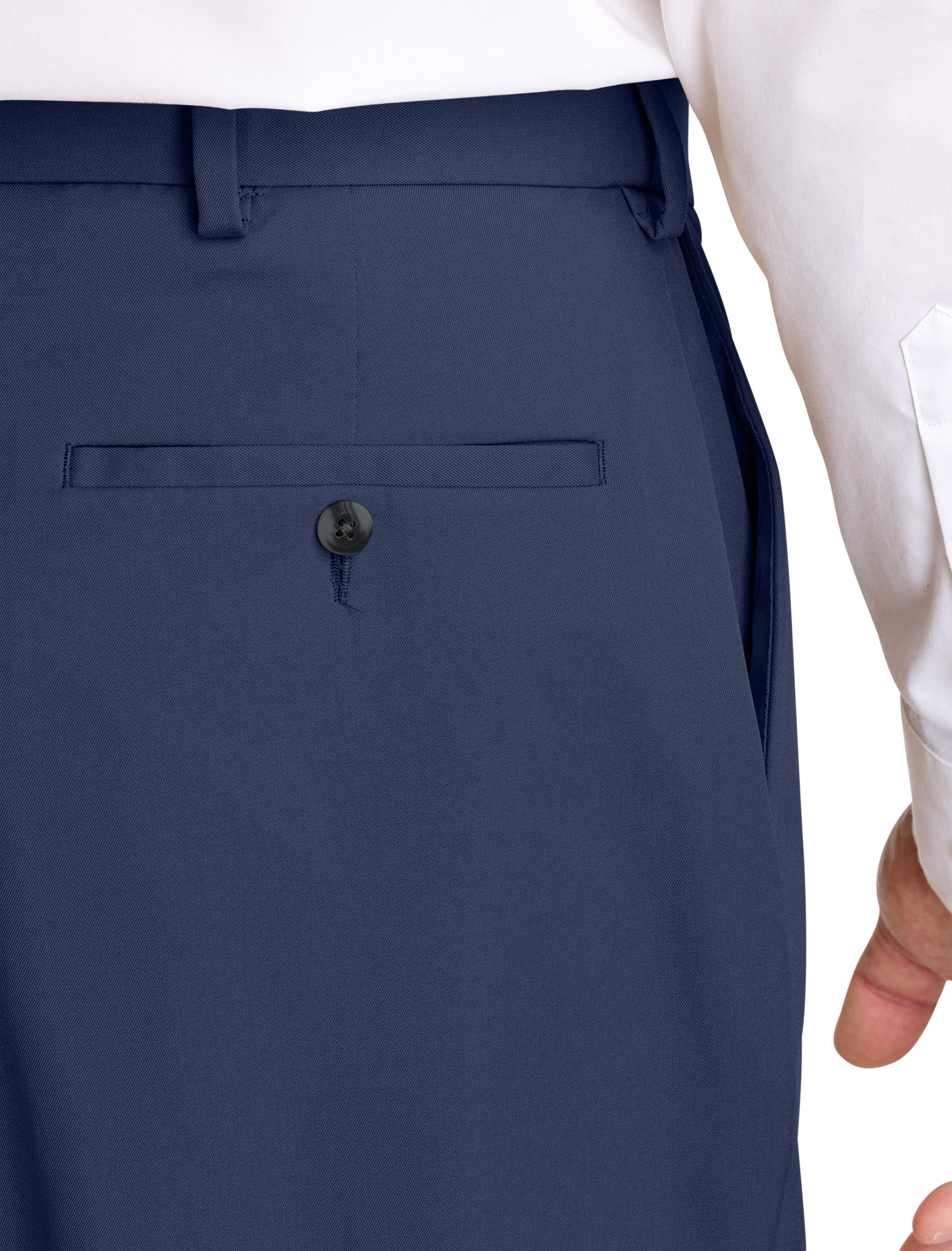 haggar blue dress pants Haggar Big & Tall 4-Way Stretch Dress Pants, Flat Front in Medium Grey