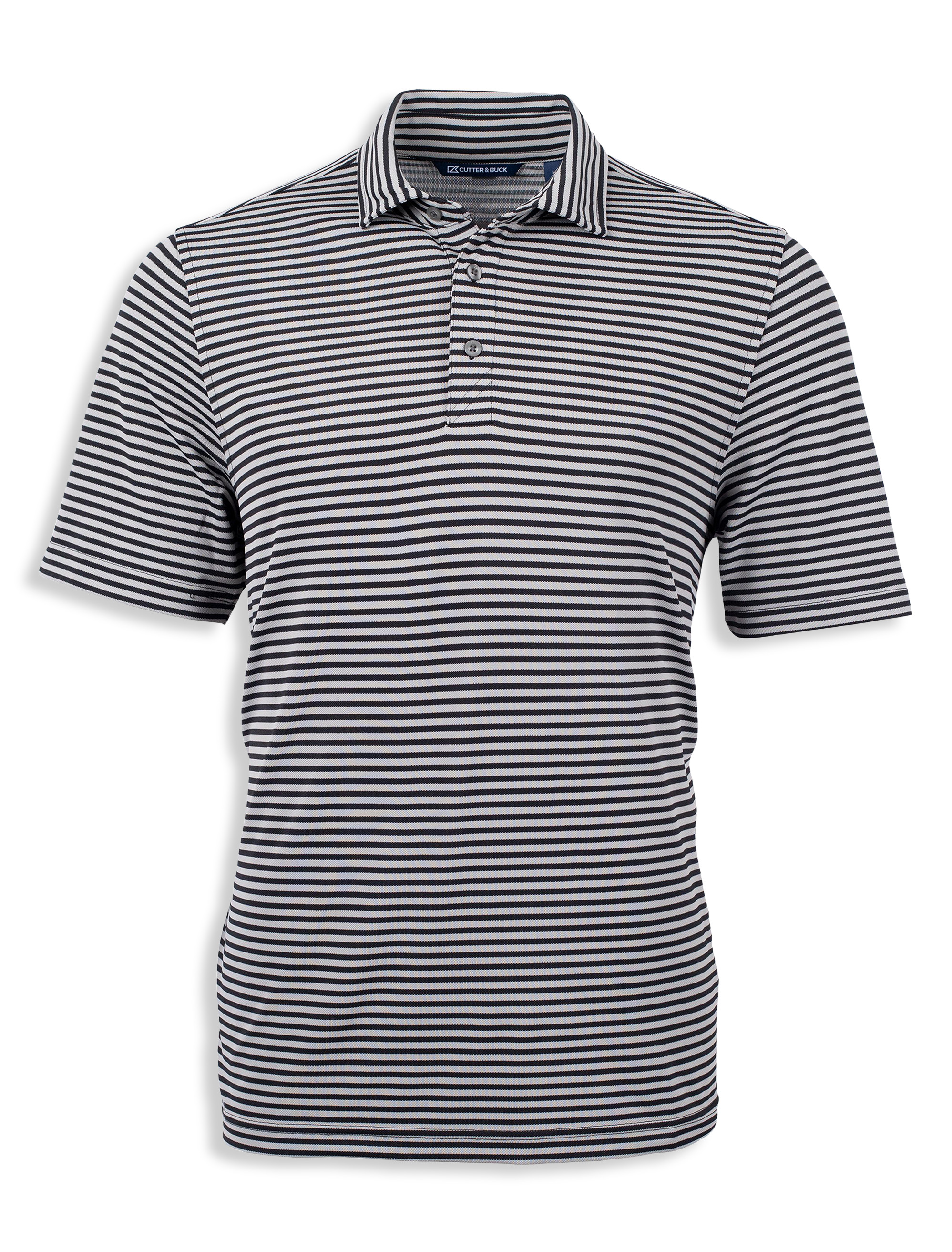 Virtue Eco Piqué Stripe Polo Shirt