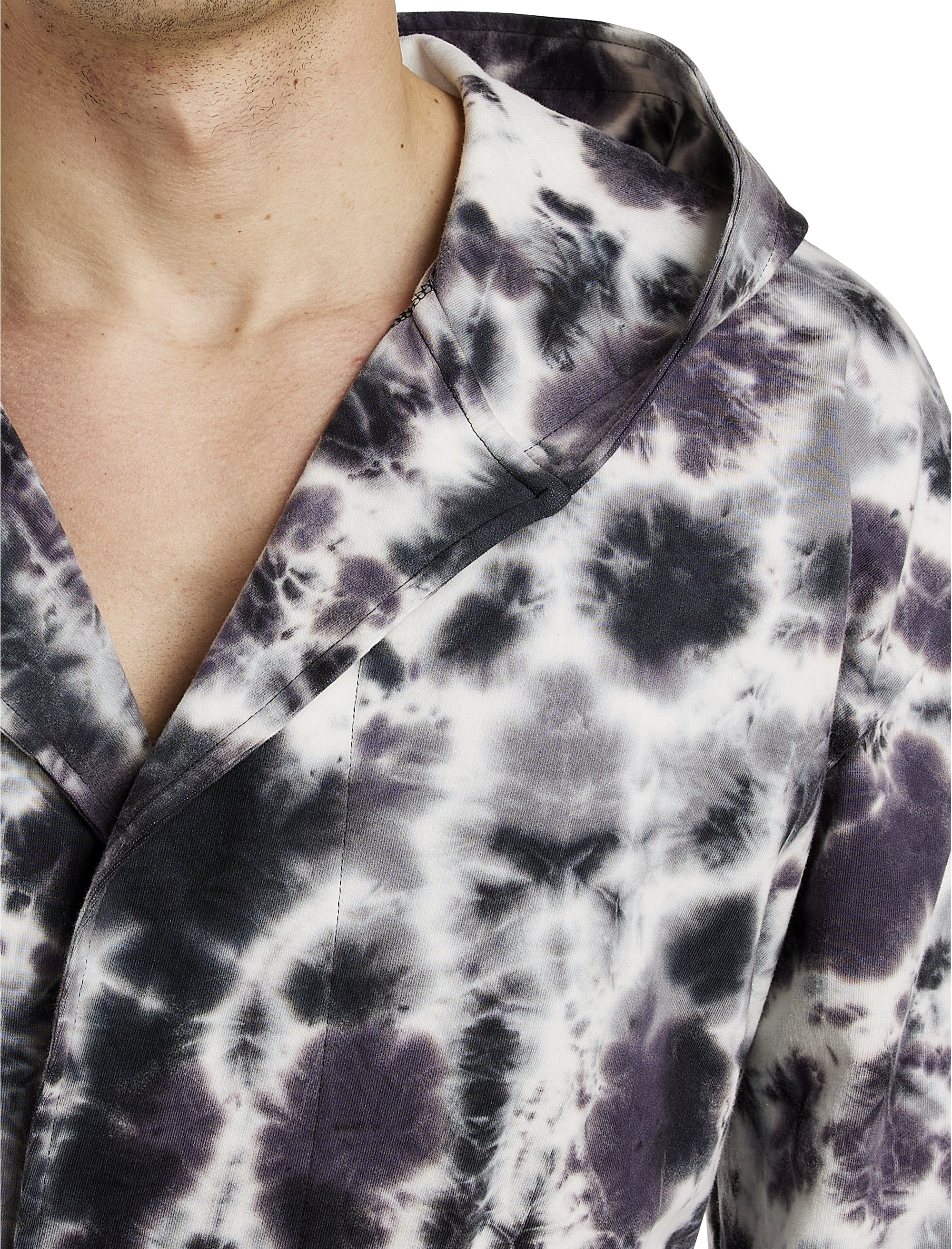 Tie-Dye Hooded Robe - thumbnail 2