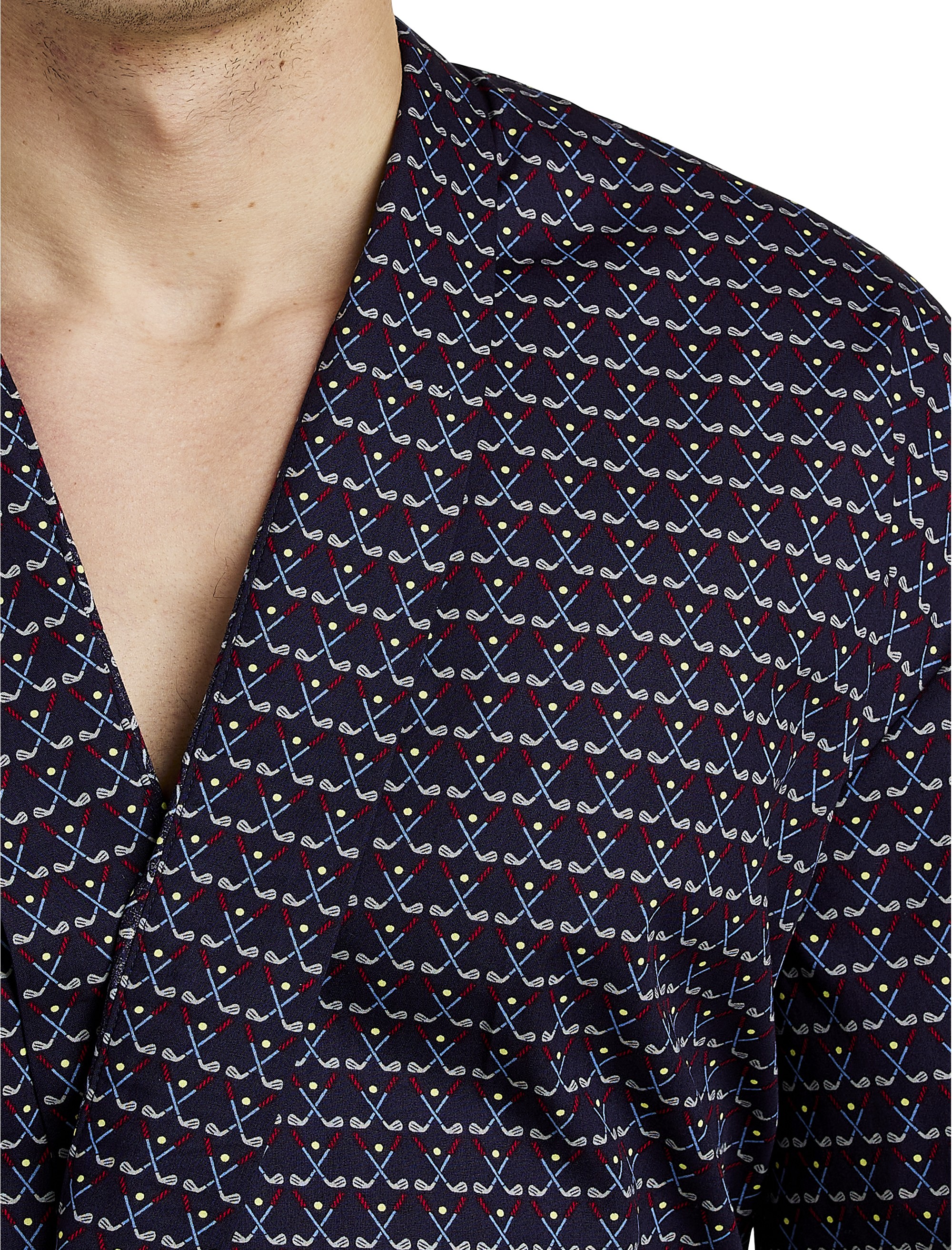 Golf Print Kimono Robe - thumbnail 2