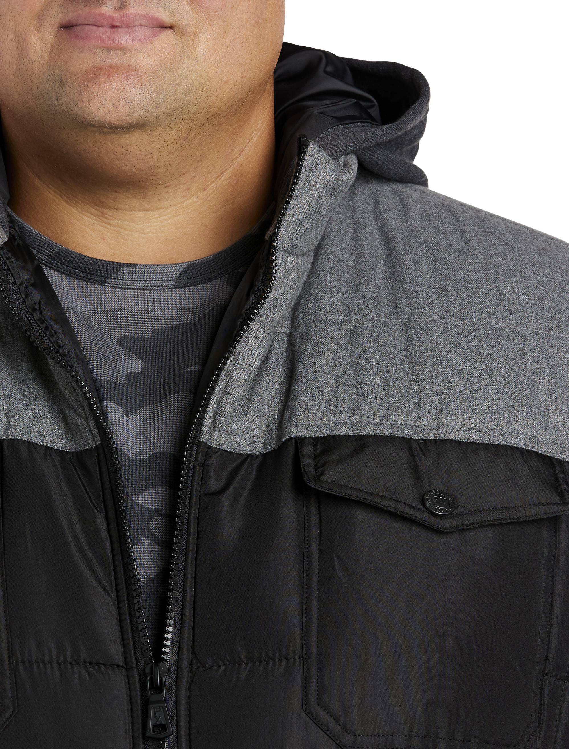 Quilted Hooded Jacket