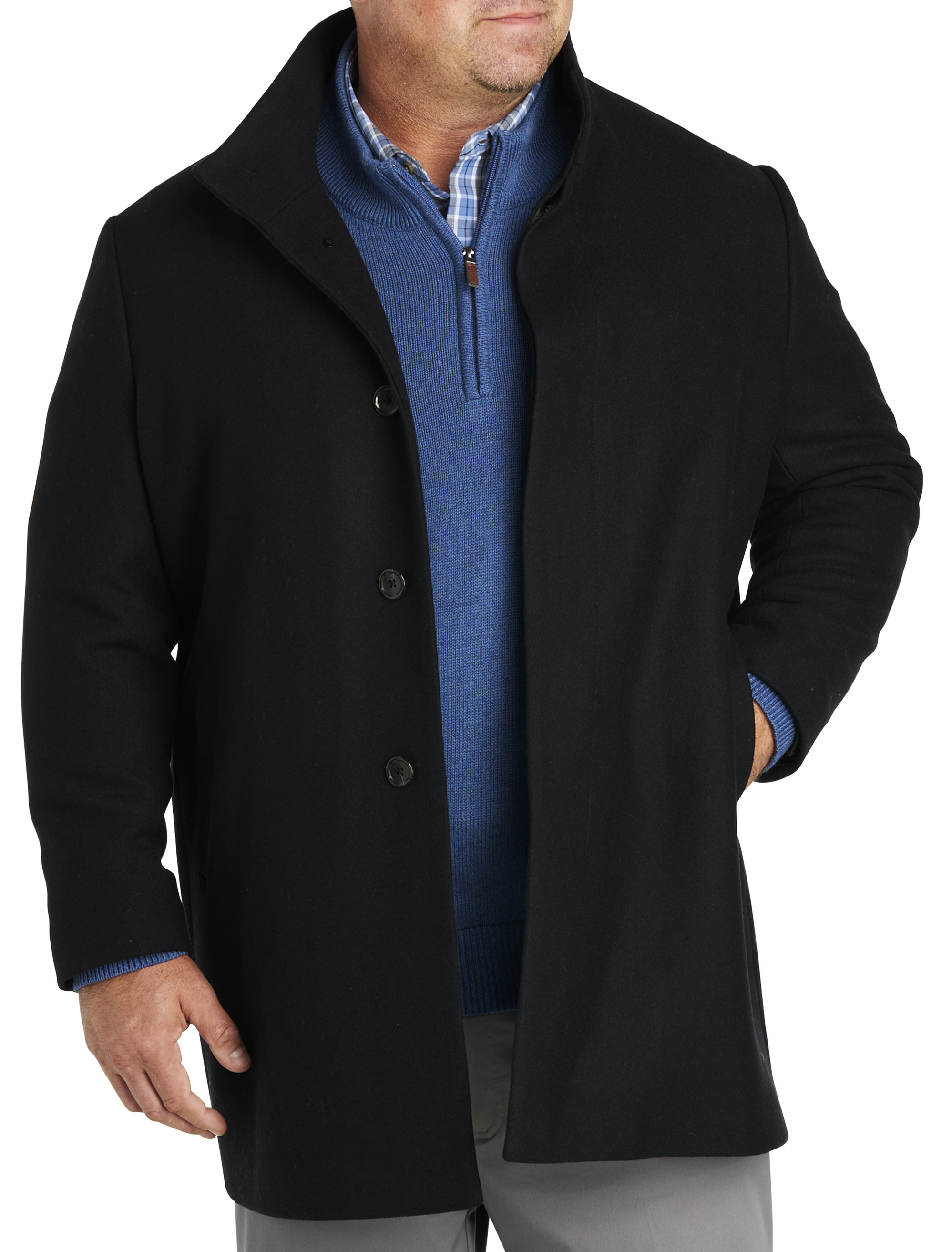 Mens hot sale 3xlt peacoat