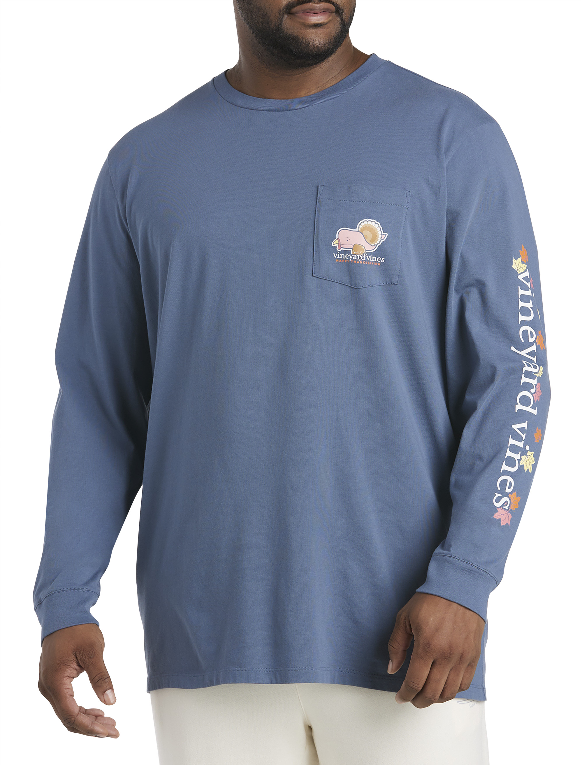 Vineyard Vines Long Sleeve Whale Harbor T- Shirt