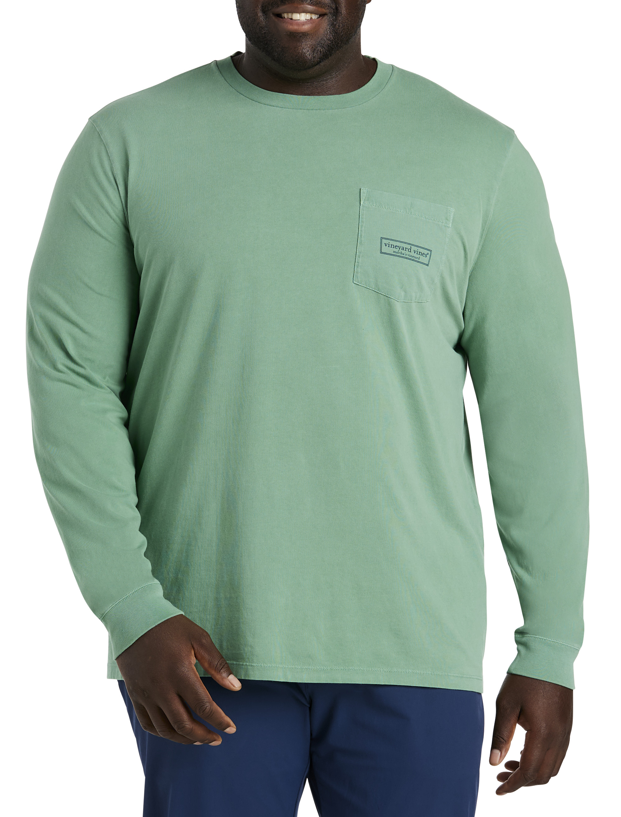 Big + Tall, vineyard vines Fall Leaves Long-Sleeve T-Shirt