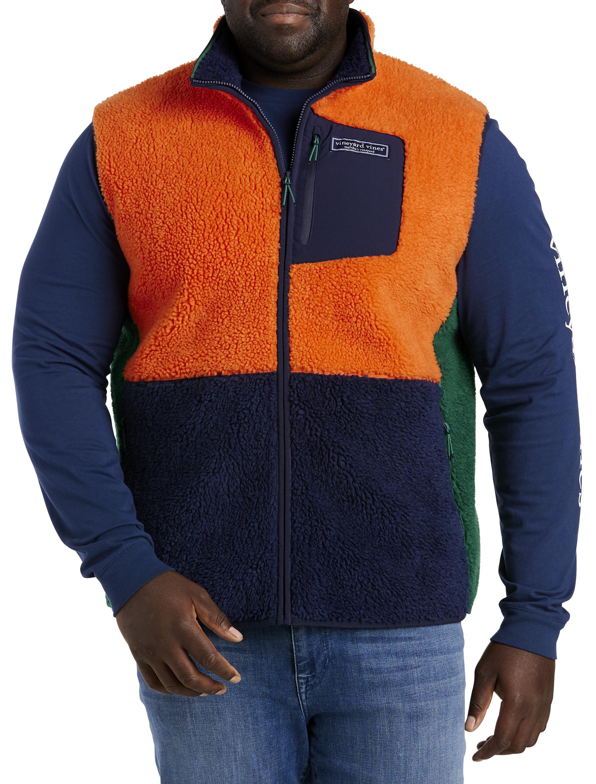 Faux-Sherpa Vest