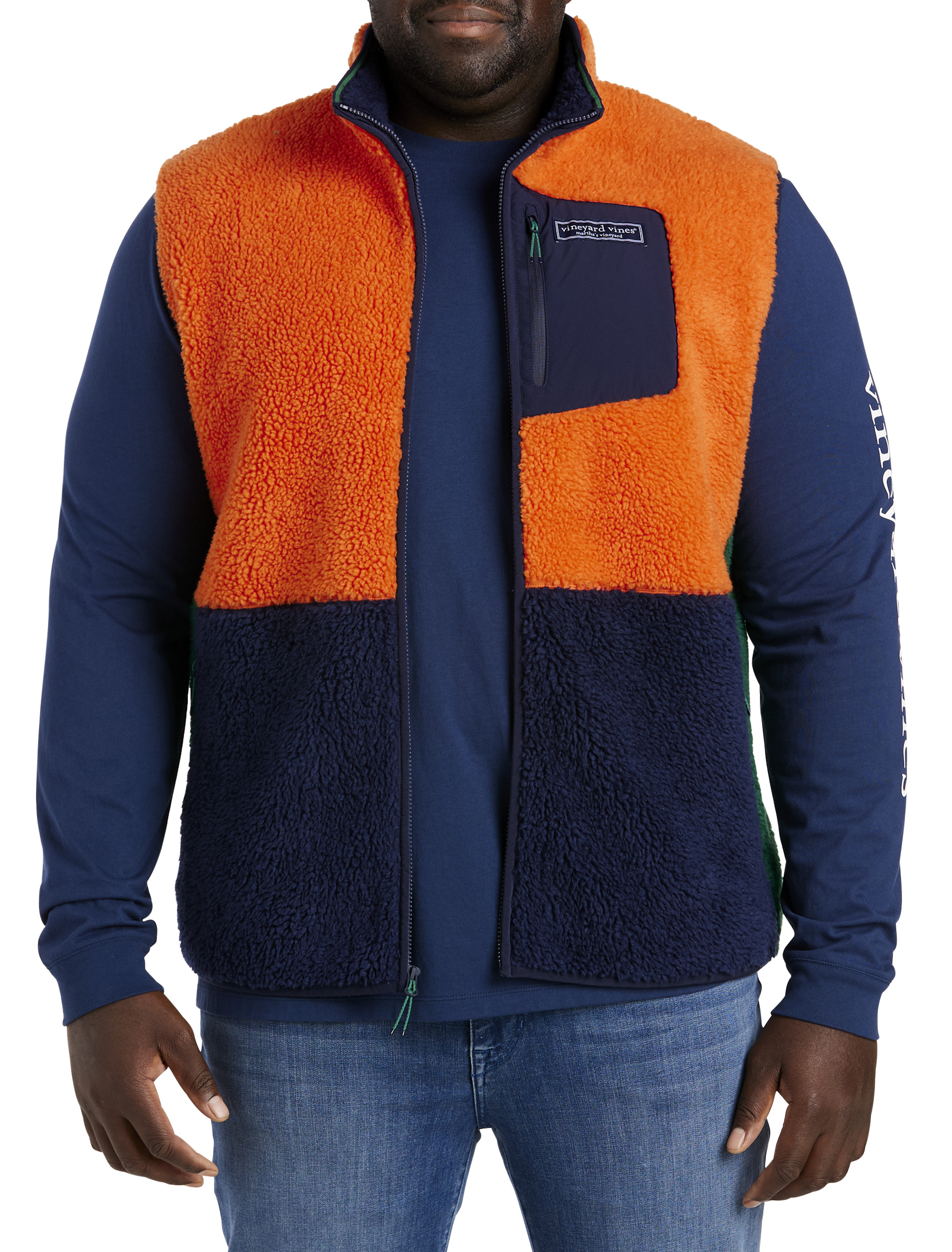 Big & shop tall fleece vests