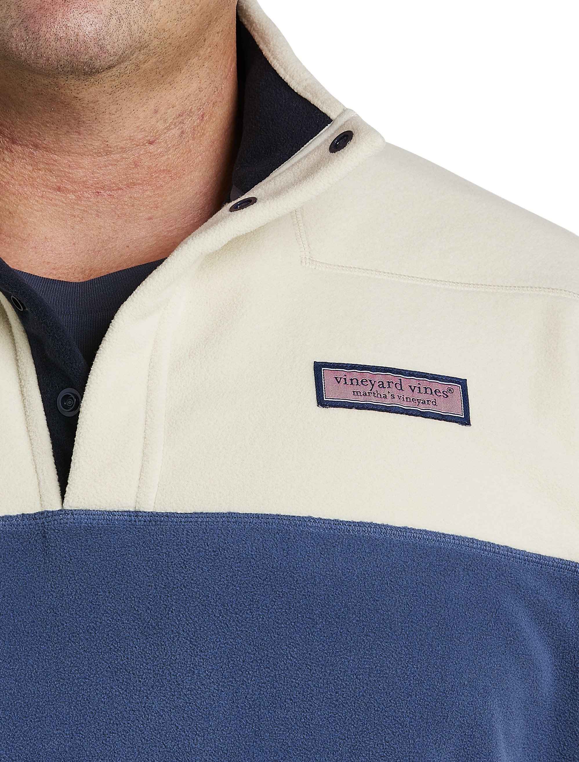 Big + Tall | Vineyard Vines Harbor Fleece Shep Shirt | DXL