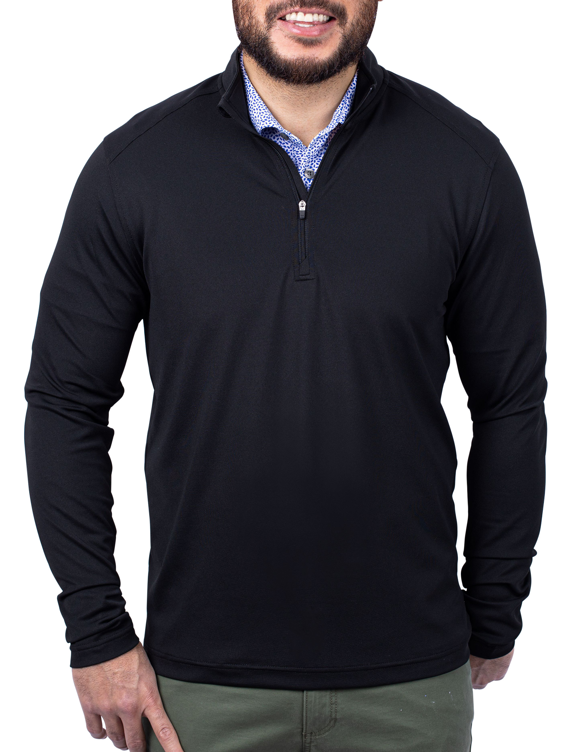 Big + Tall | Cutter & Buck Virtue Eco Pique 1/4-Zip Pullover | DXL