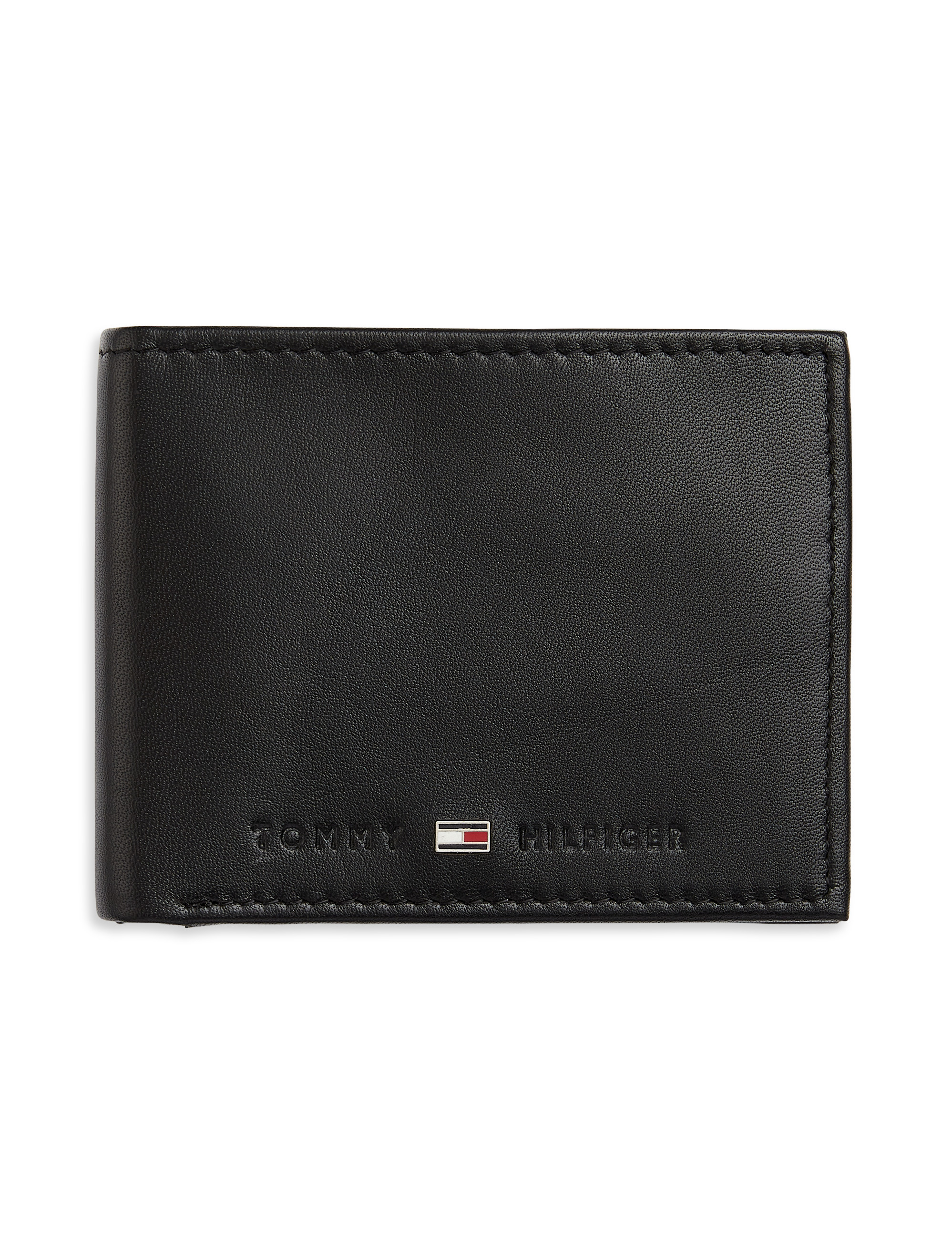 TOMMY HILFIGER Men Printed Leather Card Holder