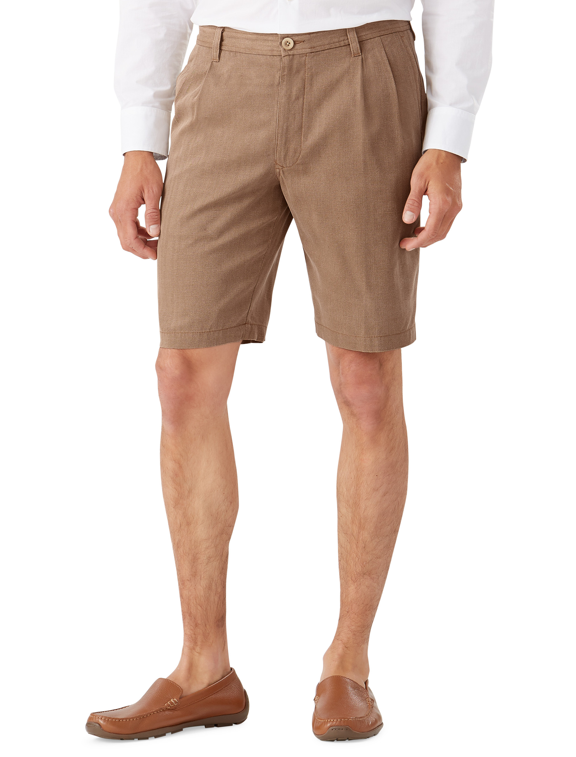 Tommy Bahama IslandZone Chip Shot Flat Front Stretch 10 Inseam Shorts