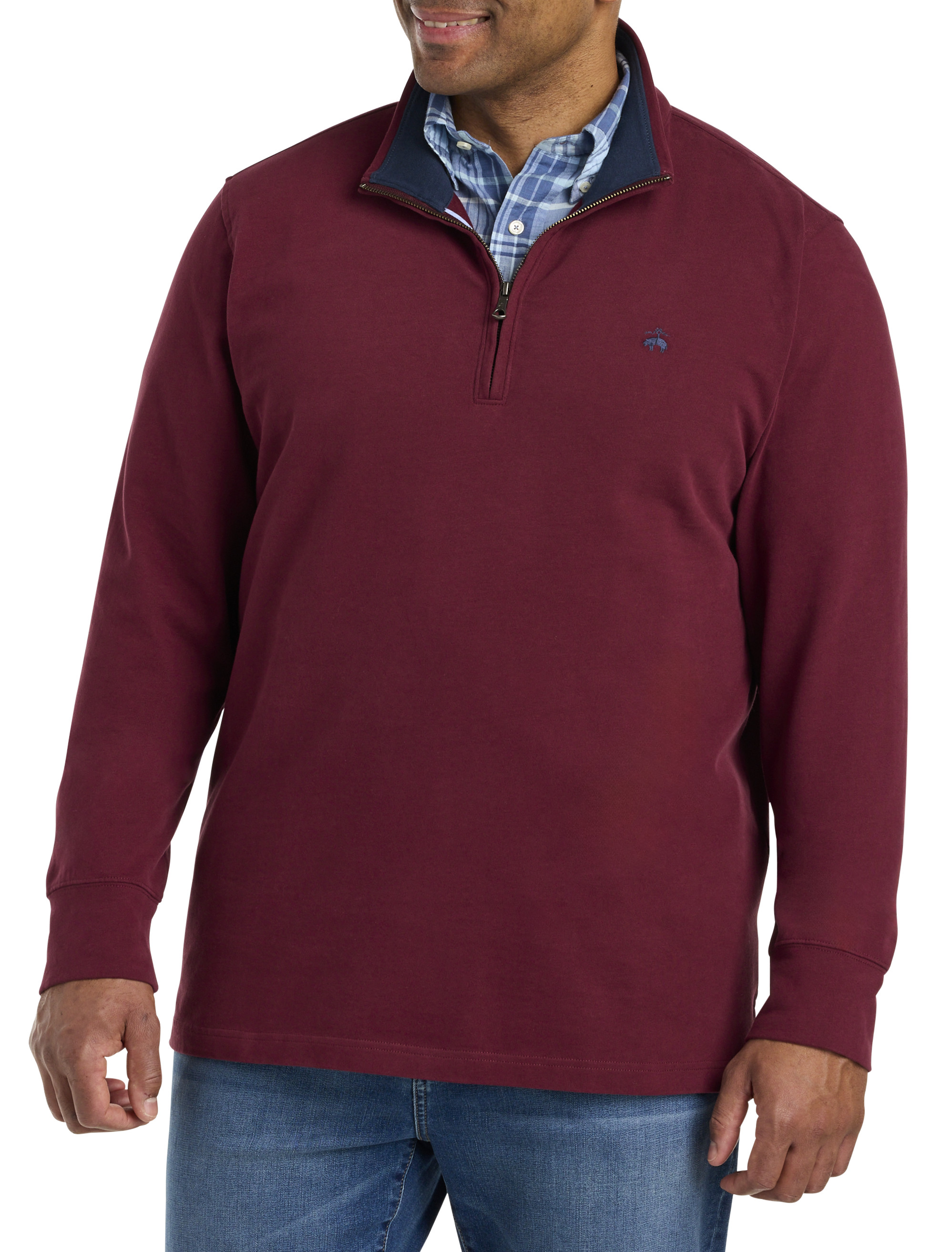 The Original Lucky Brand Pullover Sweater Crew Neck Red Wine