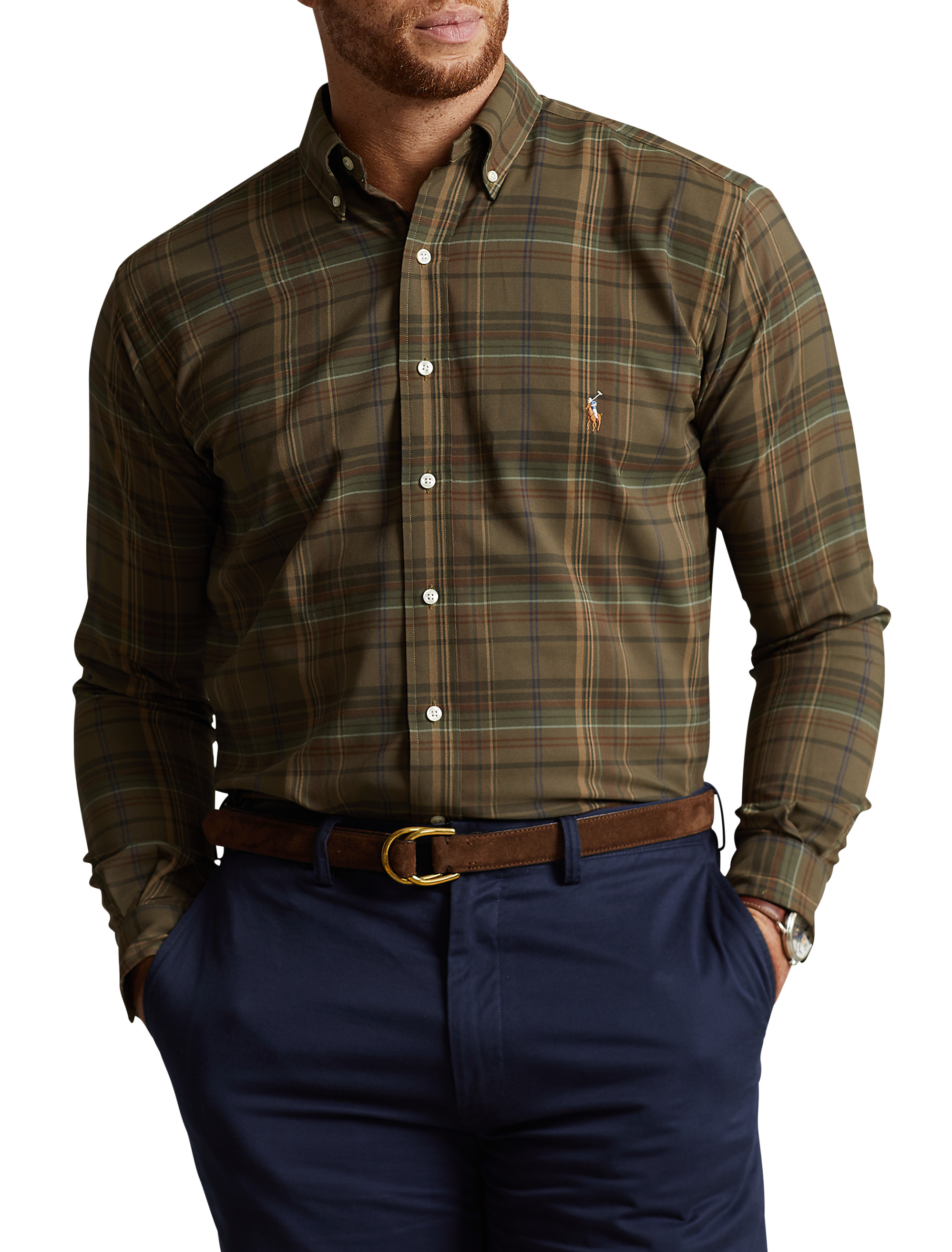 Big + Tall, Polo Ralph Lauren Oxford Sport Shirt