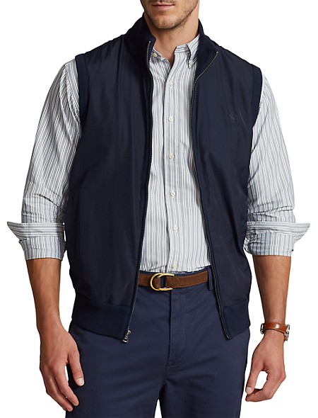 Big + Tall | Polo Ralph Lauren Hybrid Sweater Vest | DXL
