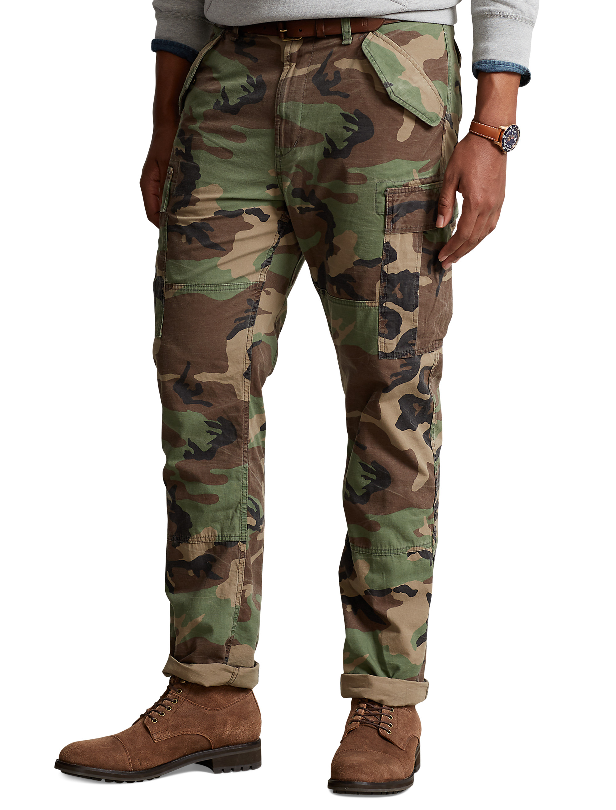 Polo mens store camo cargo pants