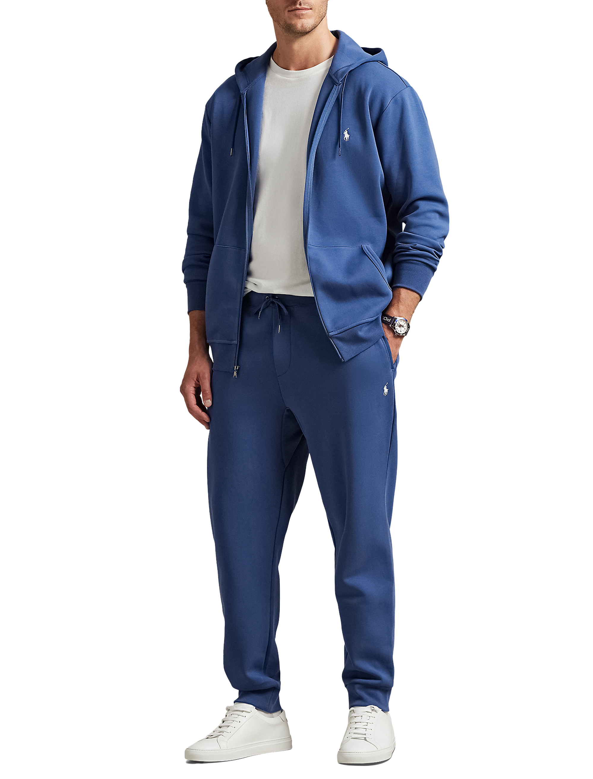 Big + Tall | Polo Ralph Lauren Double-Knit Full-Zip Hoodie | DXL