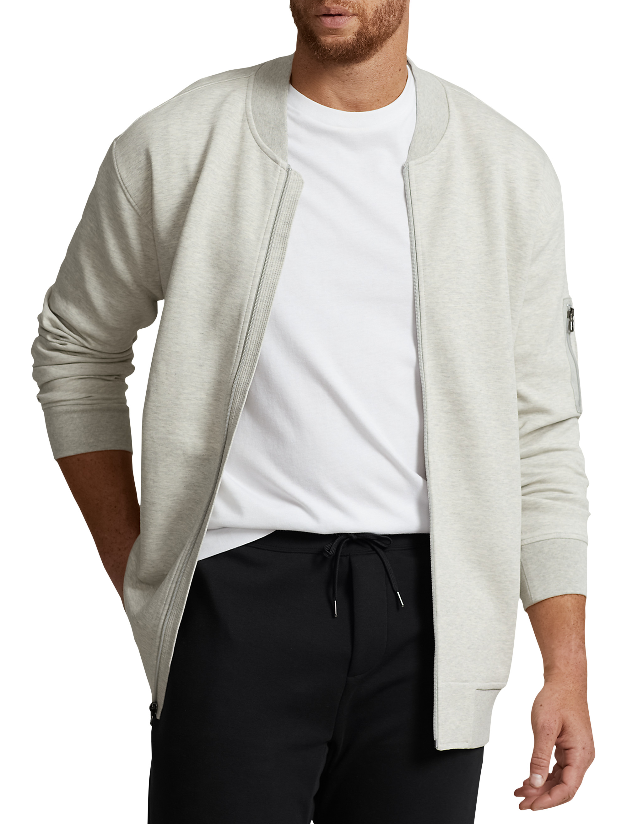 Double-Knit Tech Bomber