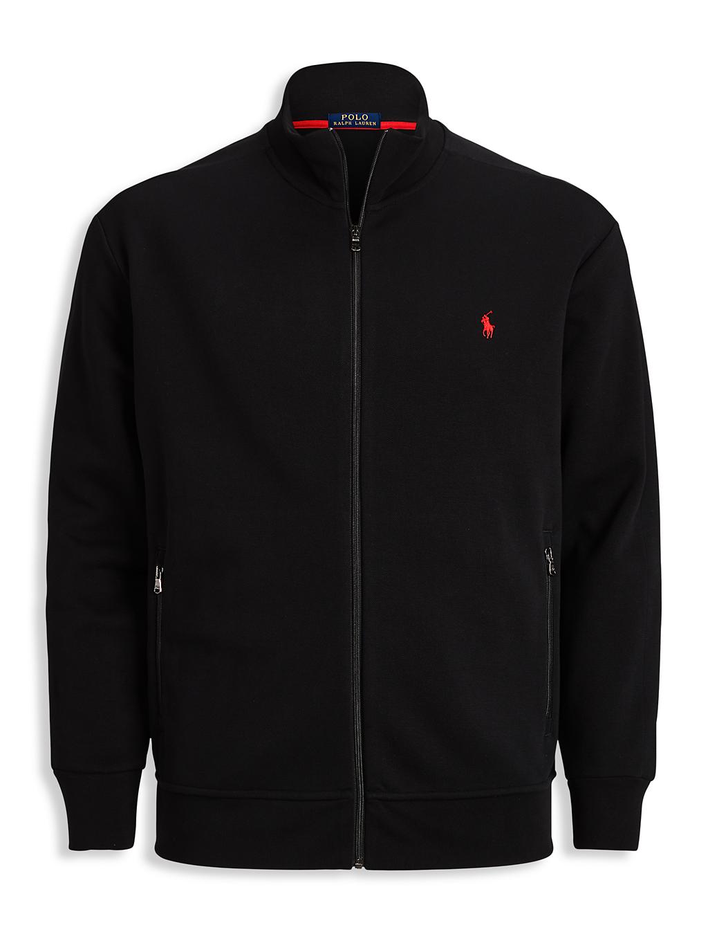 Big + Tall | Polo Ralph Lauren Double-Knit Mesh Track Jacket Big + Tall | Polo Ralph Lauren Double-Knit Mesh Track Jacket