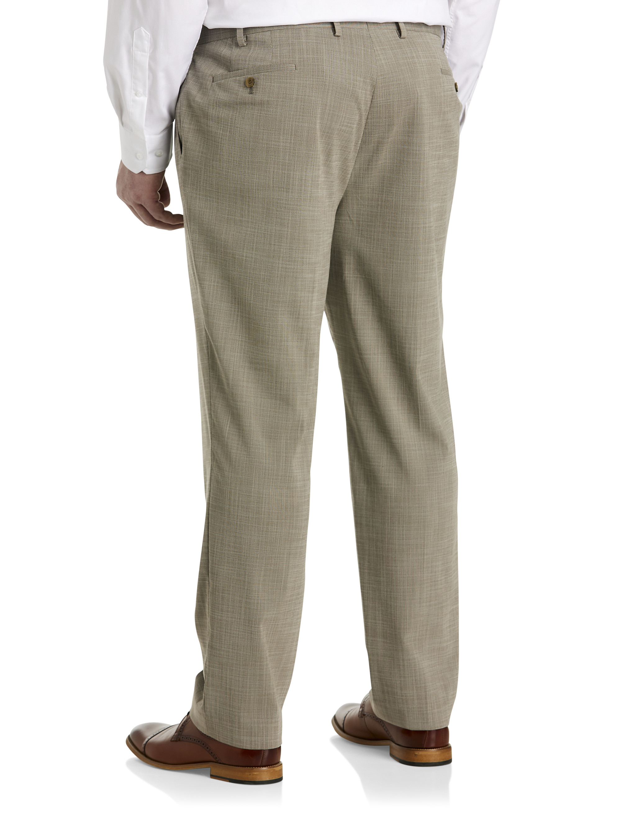 Textured Suit Pants