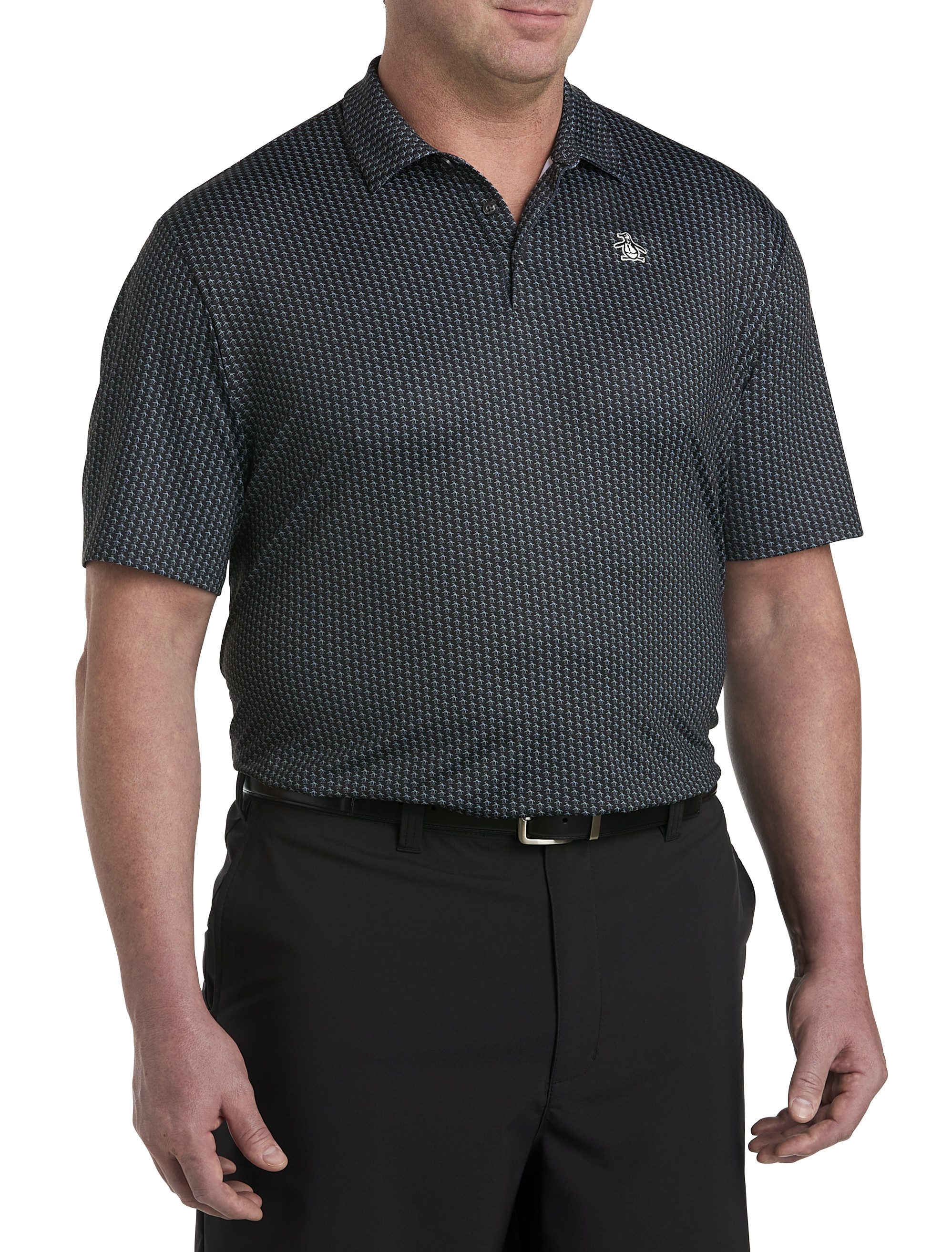 Mens Swing Tech™ Printed Gingham Golf Polo Callaway, 42% OFF