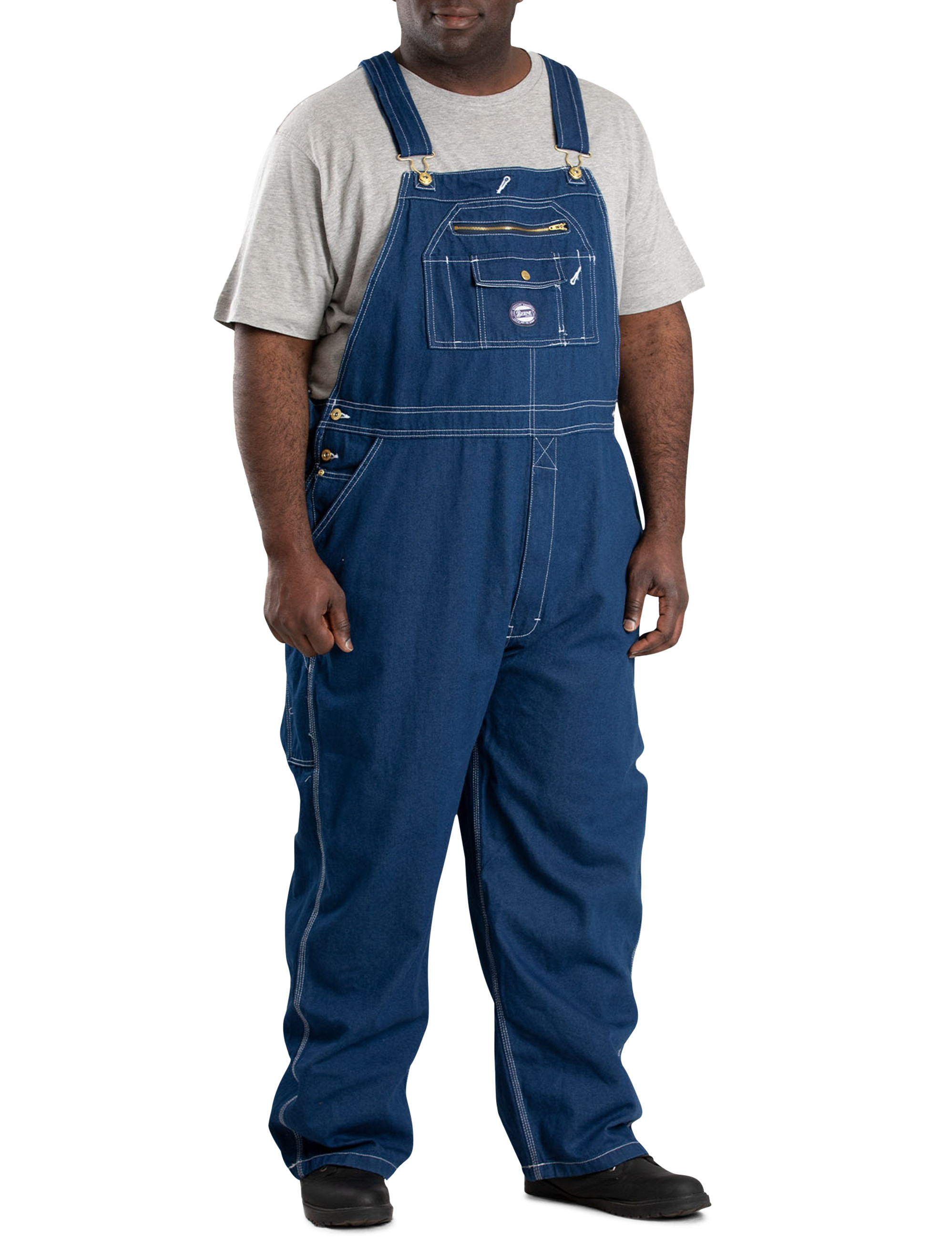 BERNE AMERICAN STONEWASH Denim Work Dungarees £54.99 - PicClick UK