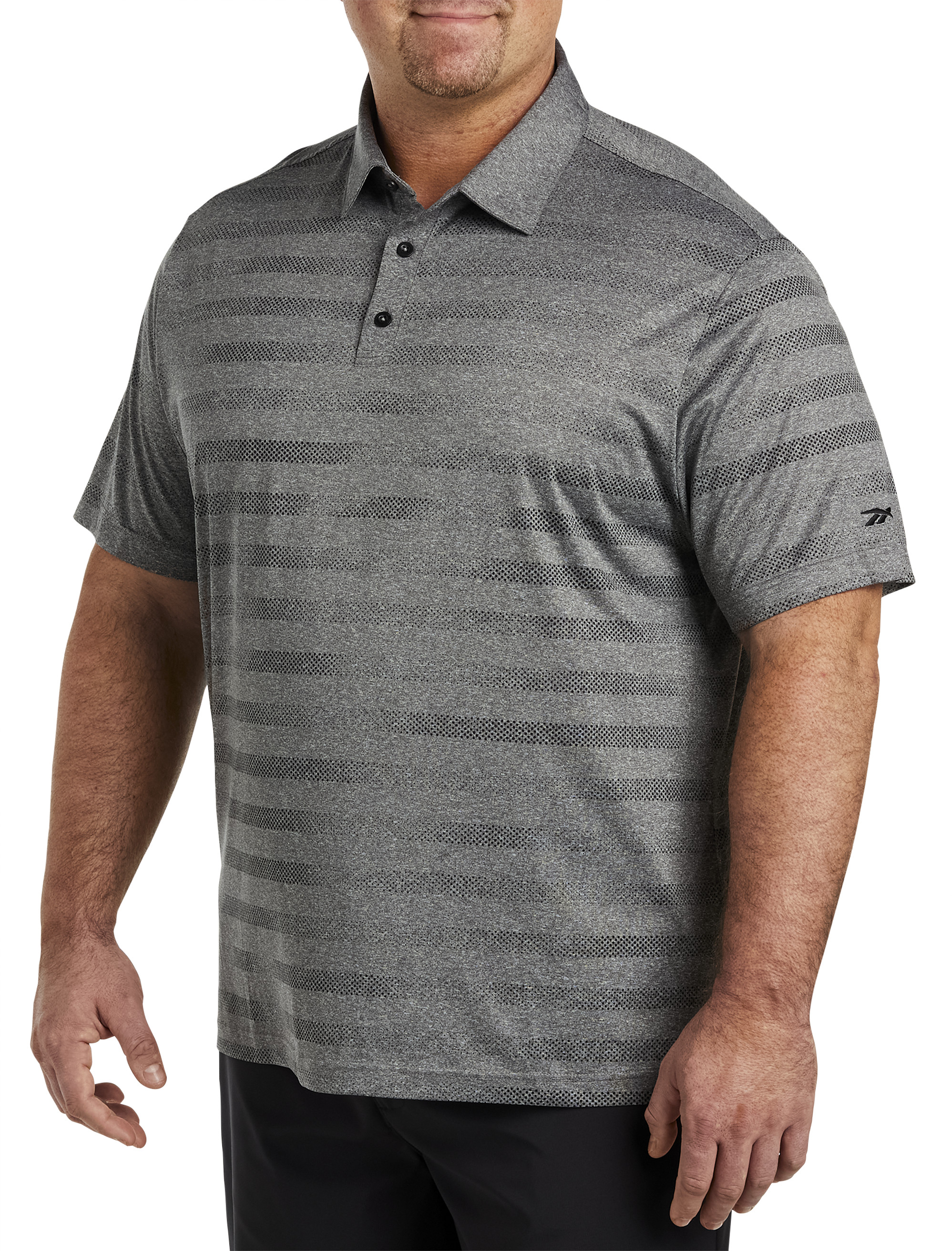 Performance Faded Tonal Stripe Polo Shirt